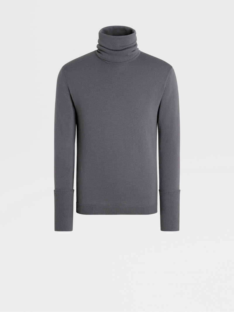 IRON GREY WOOL TURTLENECK 1