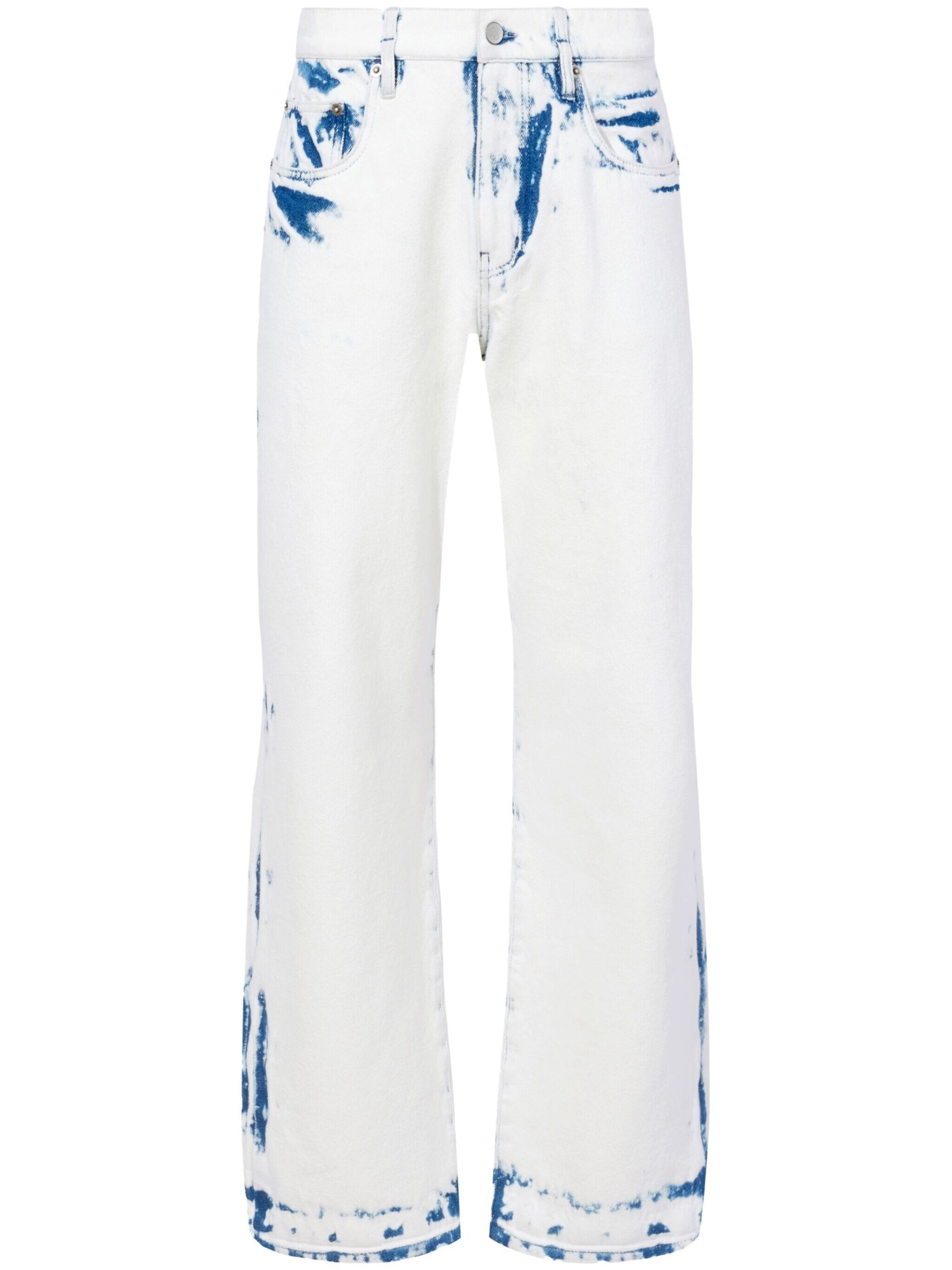 White Ellsworth Straight-Leg Jeans - 1