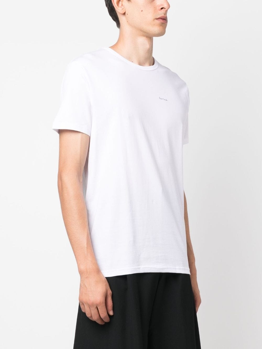 logo-print cotton T-shirt - 3