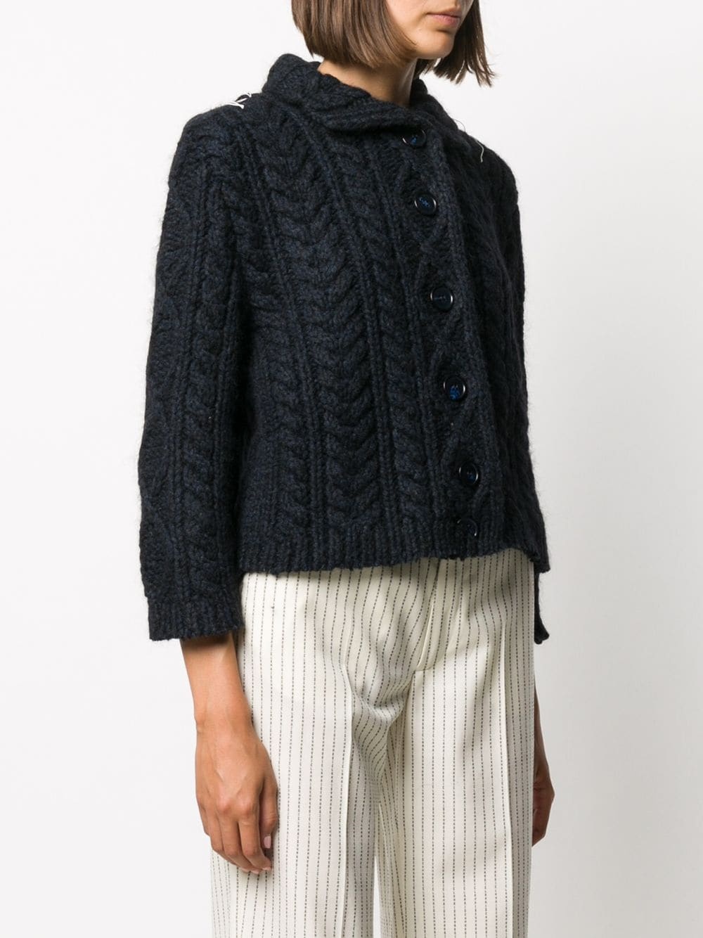 knit wool cardigan  - 3