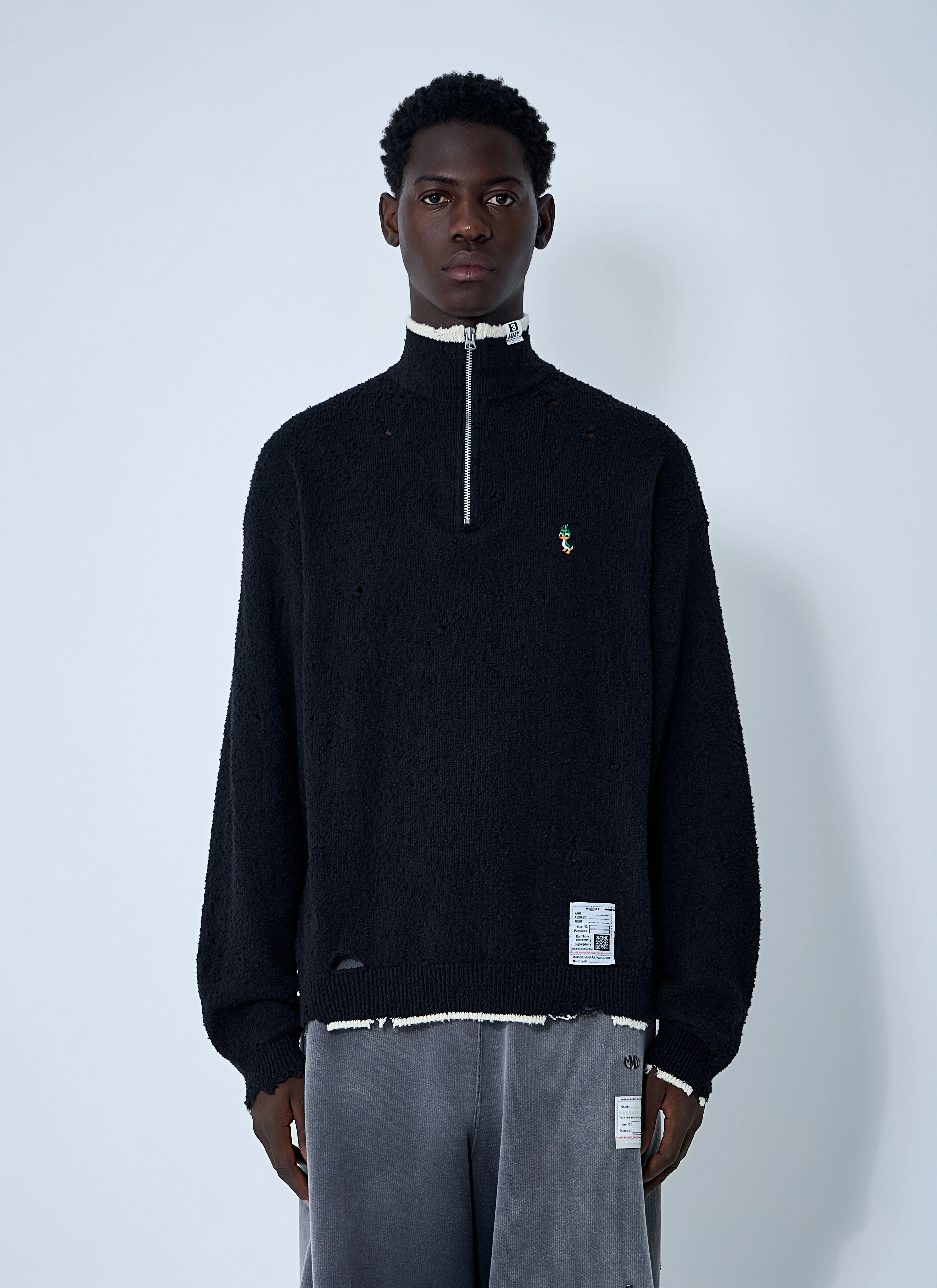 Distressed Sweater - 1