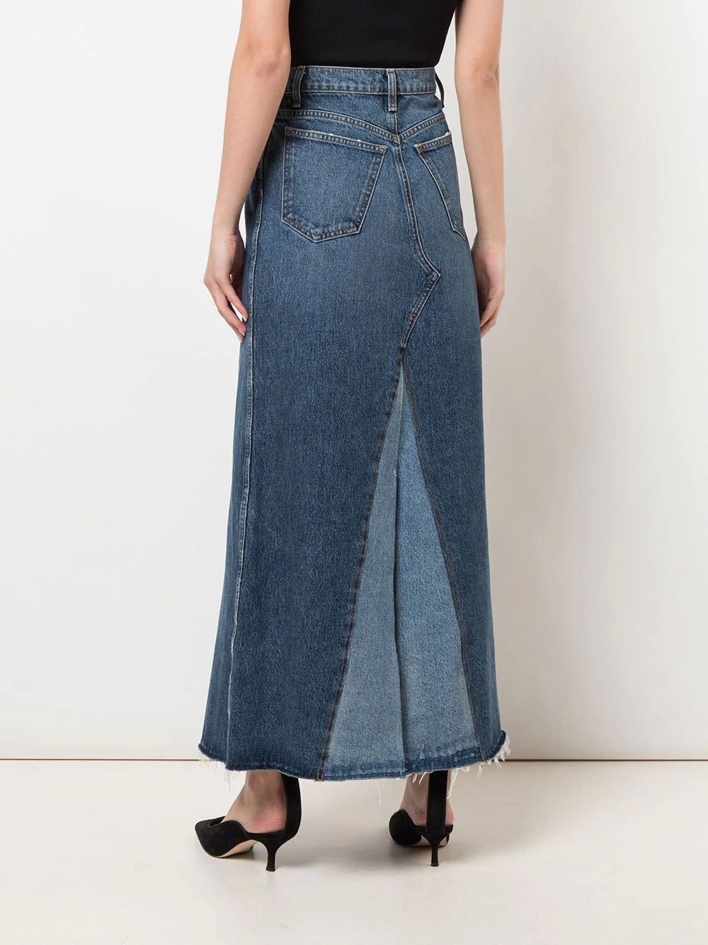 Magdalena denim maxi skirt - 4