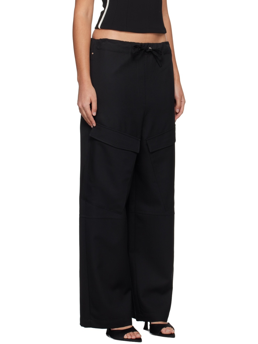 Black Herb Trousers - 2