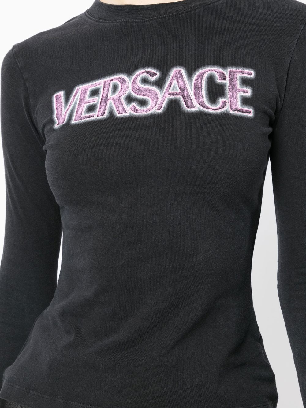 logo-print T-shirt - 5