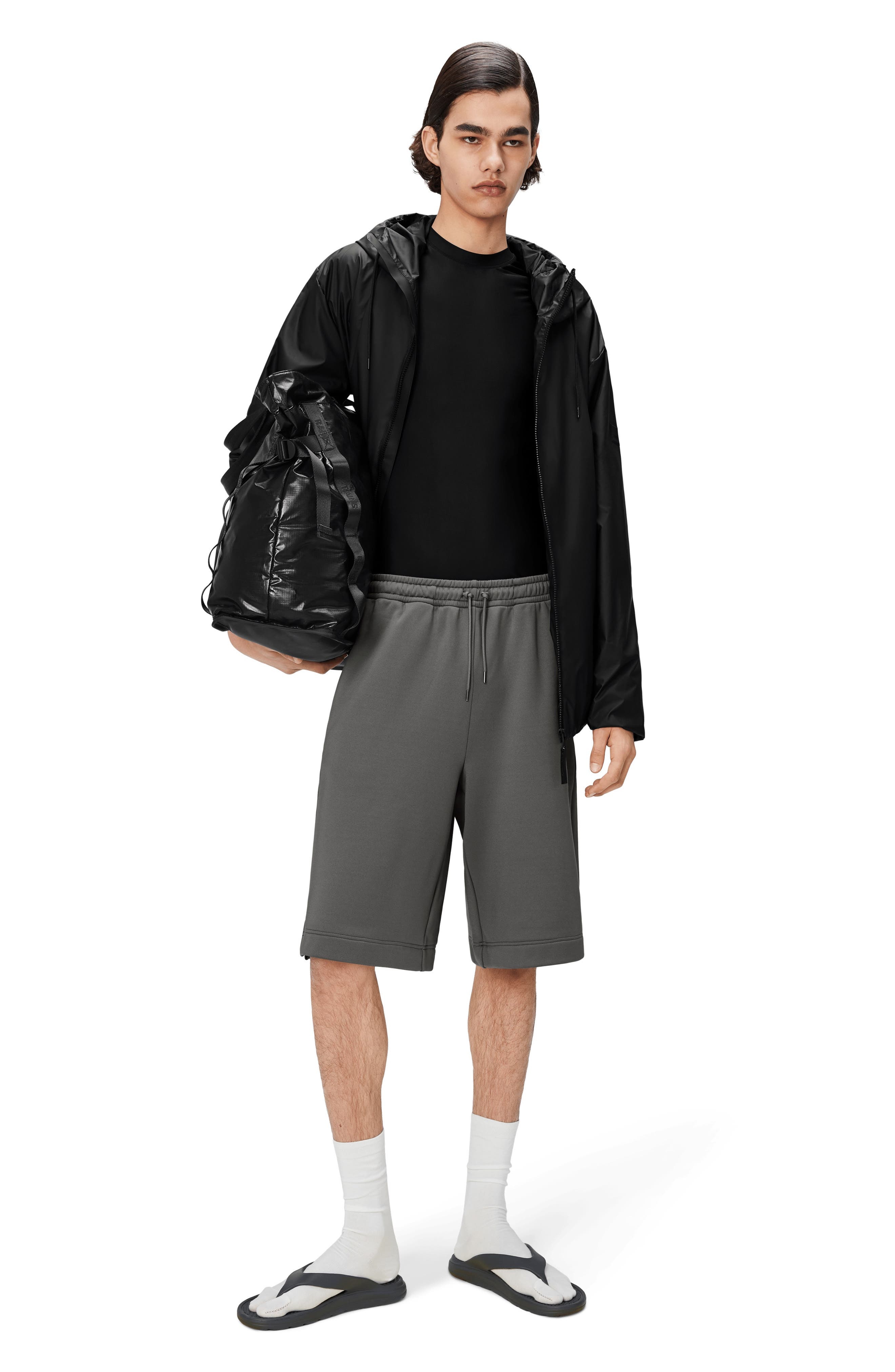 Rains Lohja Insulated Rain Jacket in Black at Nordstrom - 5