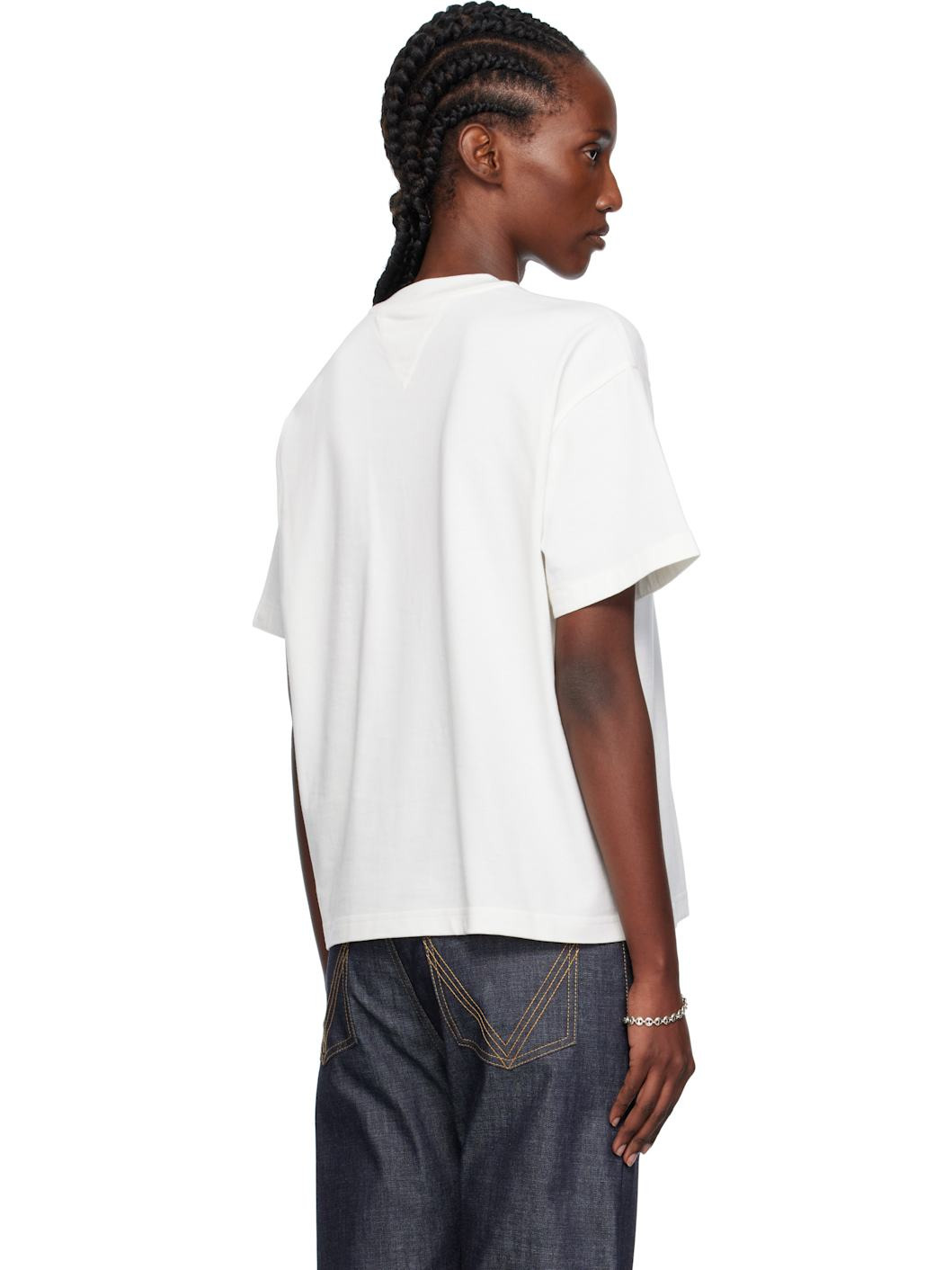 Off-White Cotton Jersey T-shirt - 3