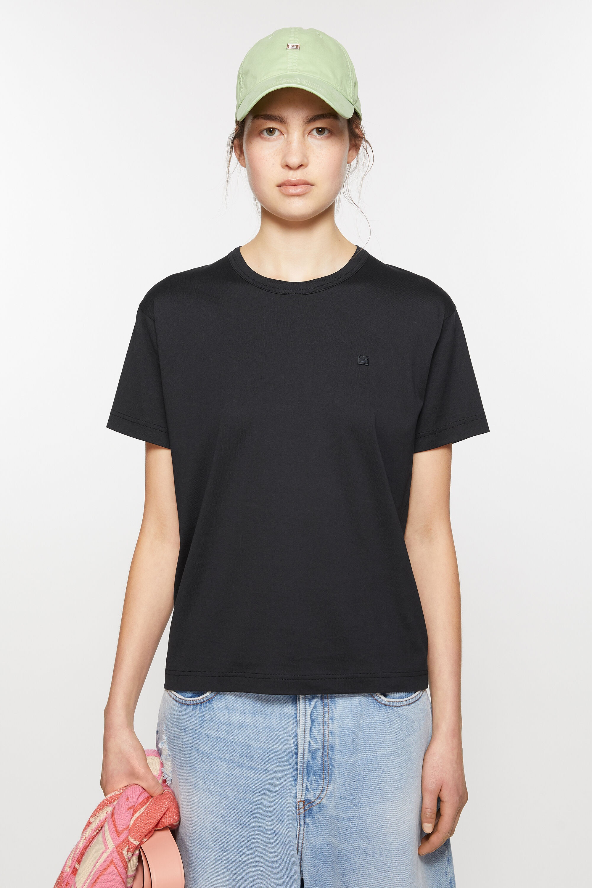Crew neck t-shirt- Regular fit - Black - 2