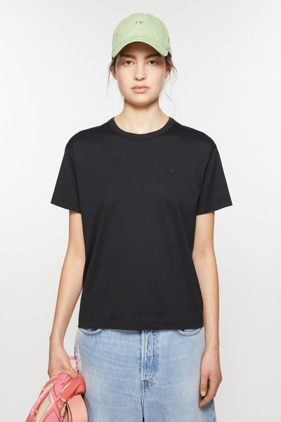 Acne Studios Crew neck t-shirt- Regular fit - Black outlook