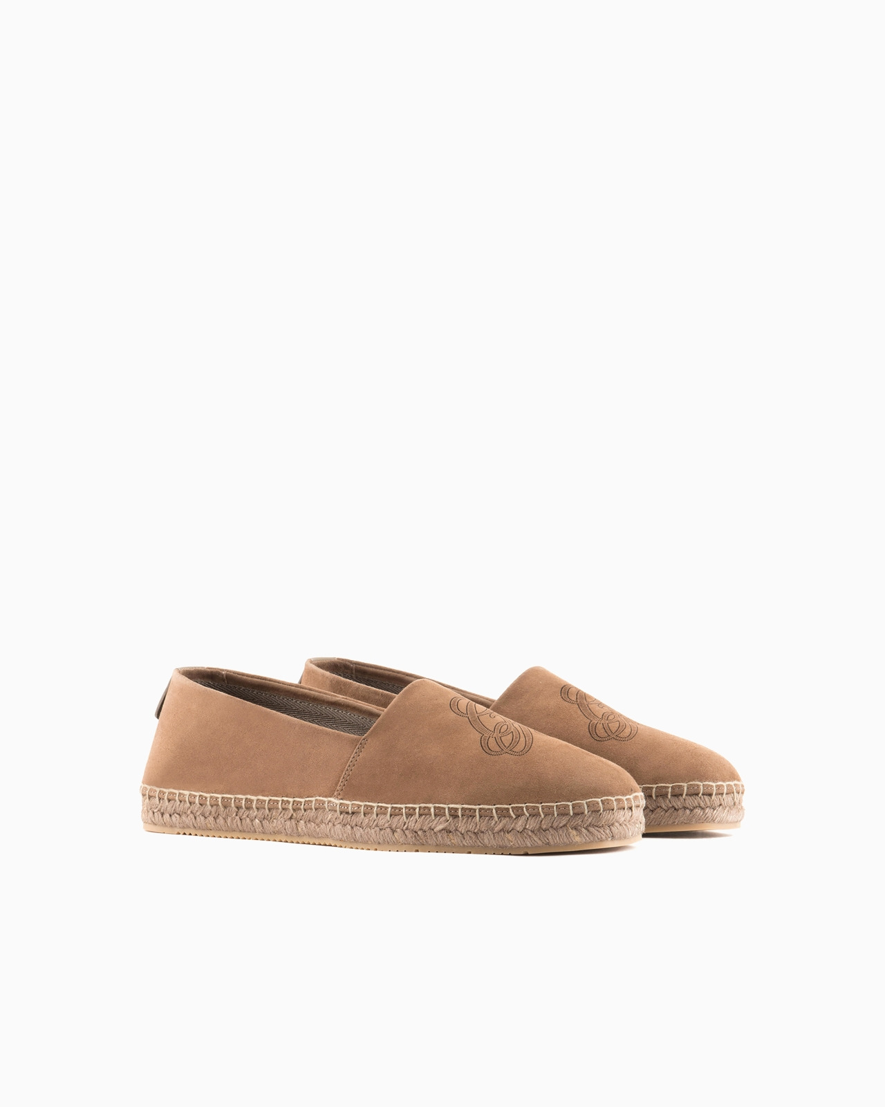 Suede espadrilles with logo - 2