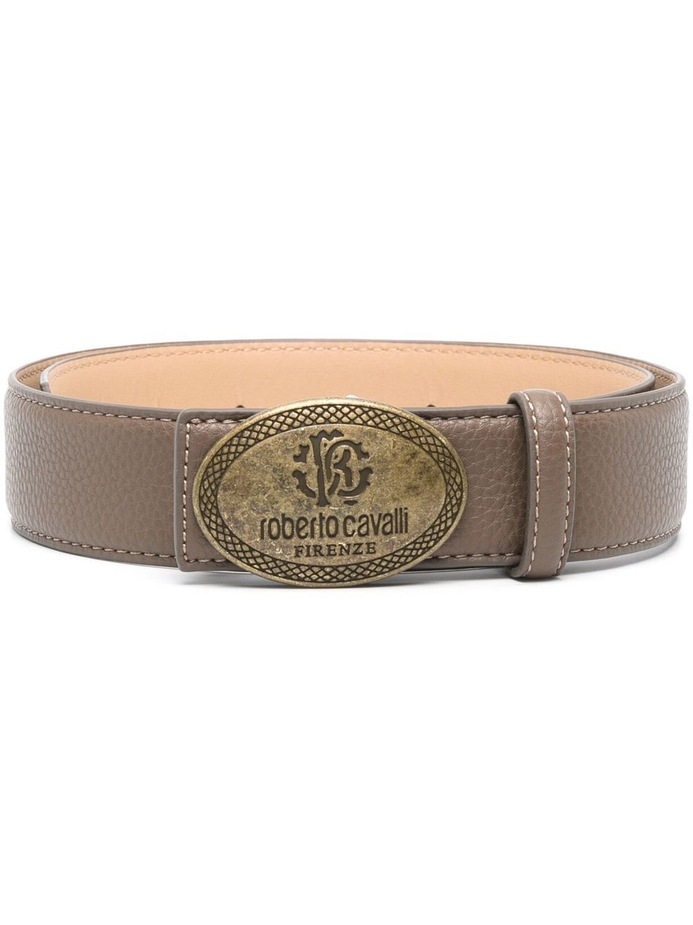 logo-buckle belt - 1