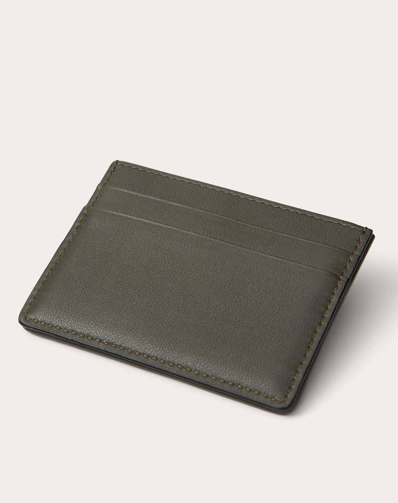 TOILE ICONOGRAPHE CARD HOLDER IN TECHNICAL FABRIC WITH LEATHER DETAILS 3