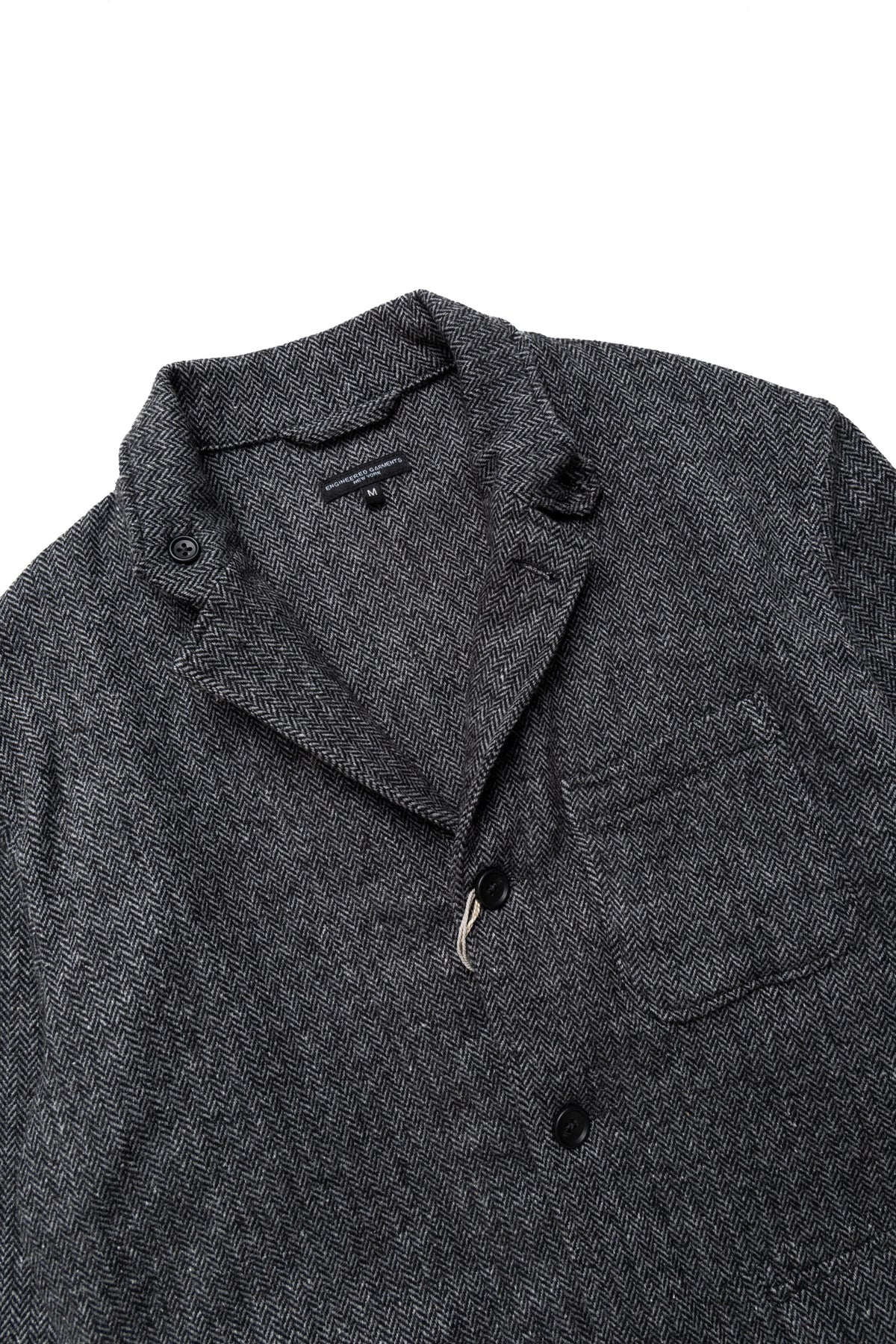 Loiter Jacket Poly Wool Herringbone - Grey - 6