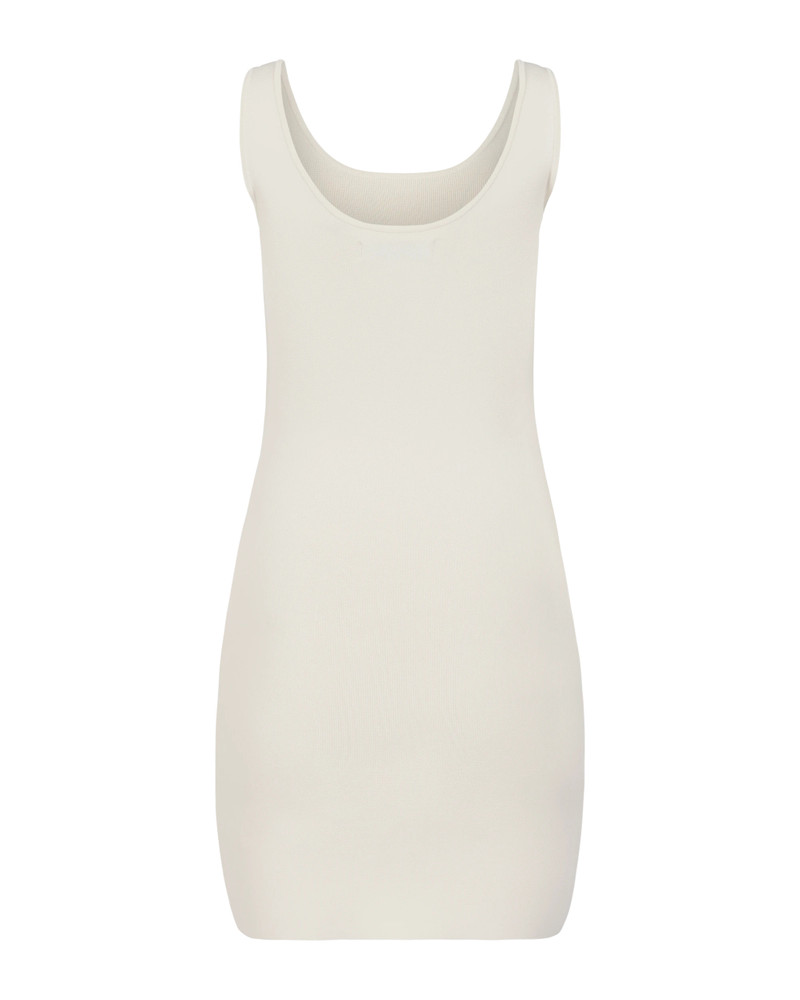 SQUARE NECK KNIT MINI OFF WHITE 7