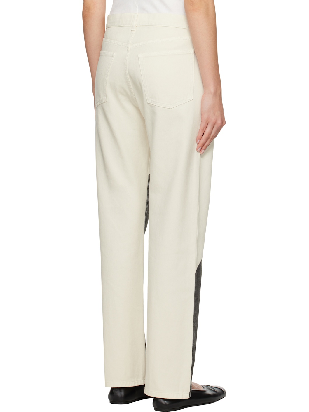 Off-White & Black Iconic Archive Tao Jeans - 3