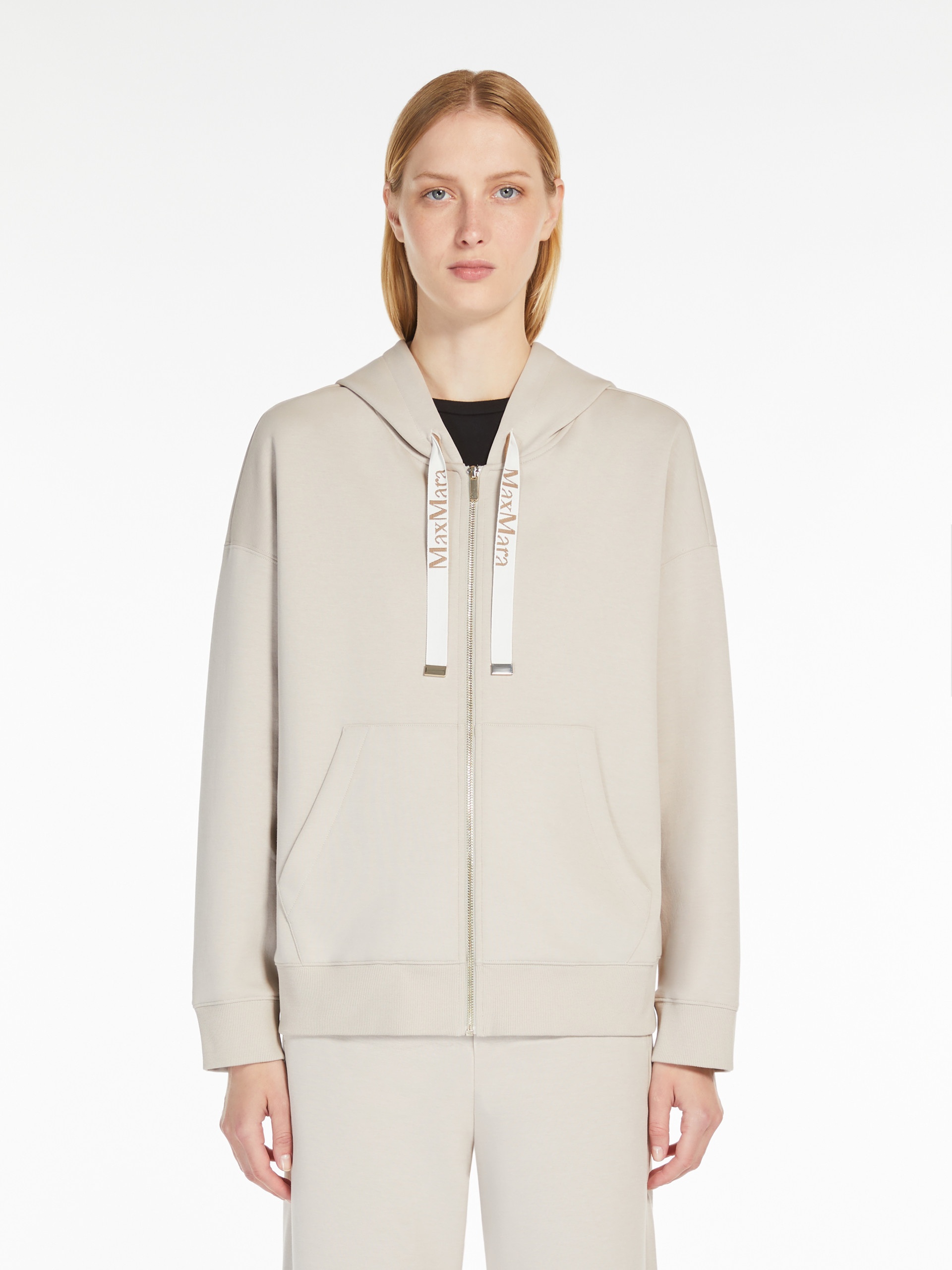 JOUR Technical cotton jersey sweatshirt - 3