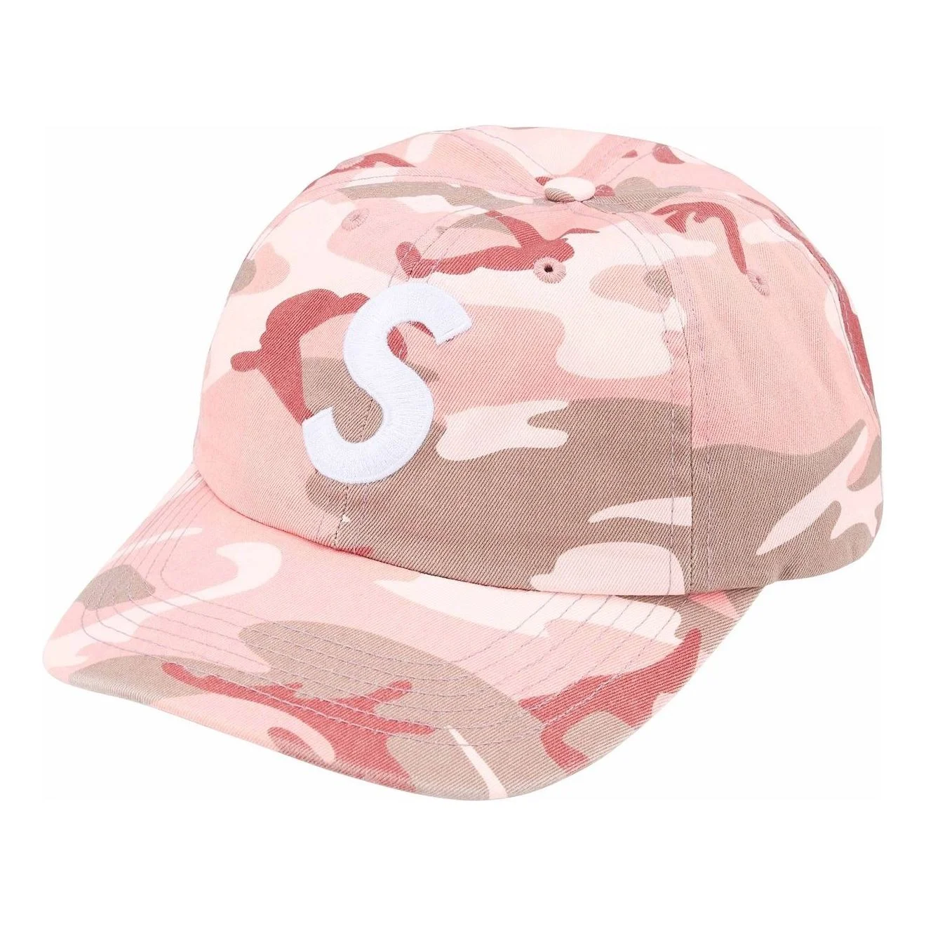 Supreme Pigment Coated S Logo 6 Panel 'Pink Camo' SS25H24-PINK-CAMO - 1