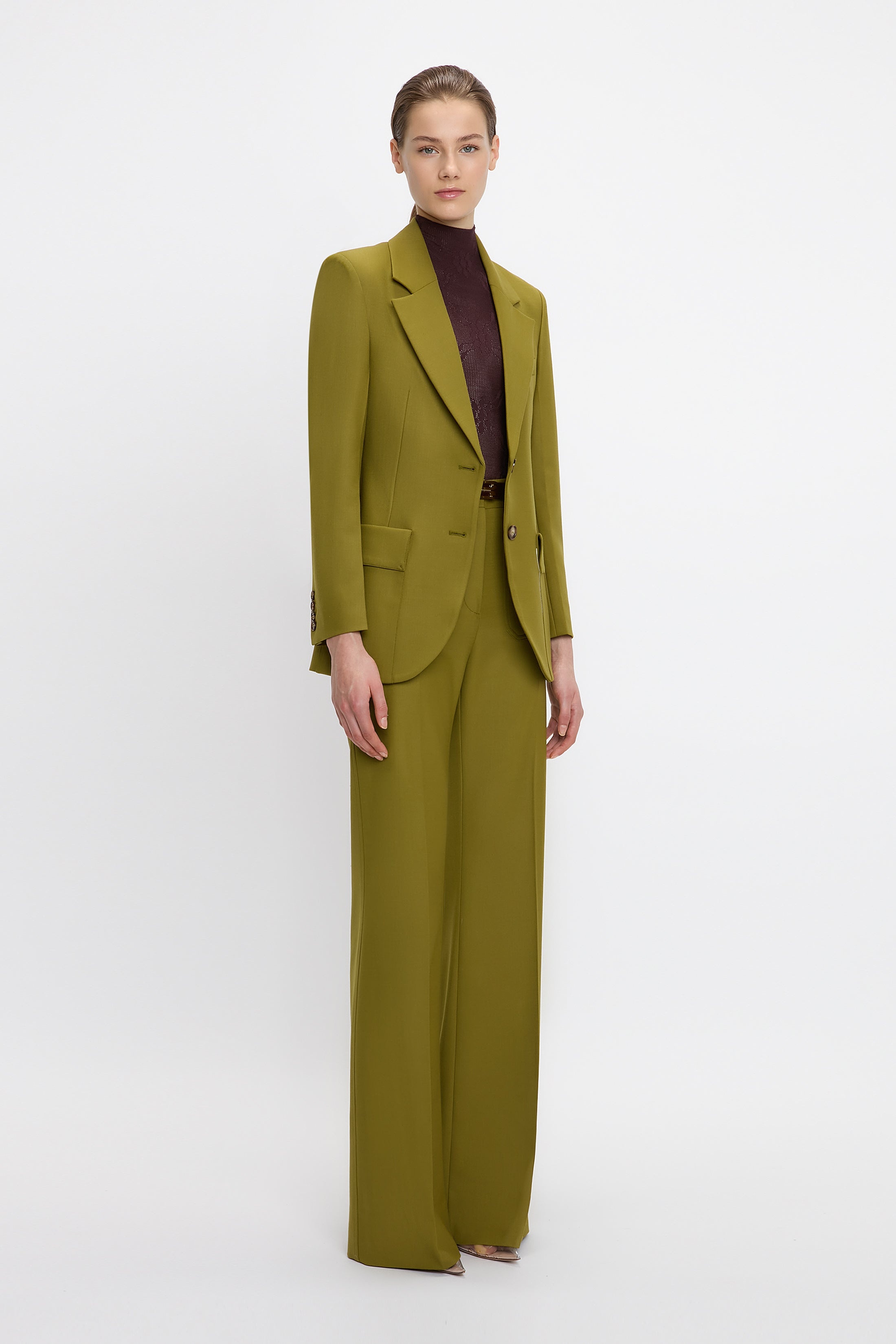 Patch Pocket Jacket In Willow - 3