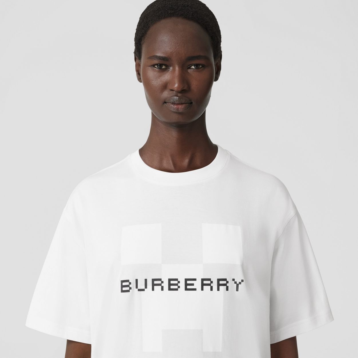Logo Print Cotton Oversized T-shirt - 3