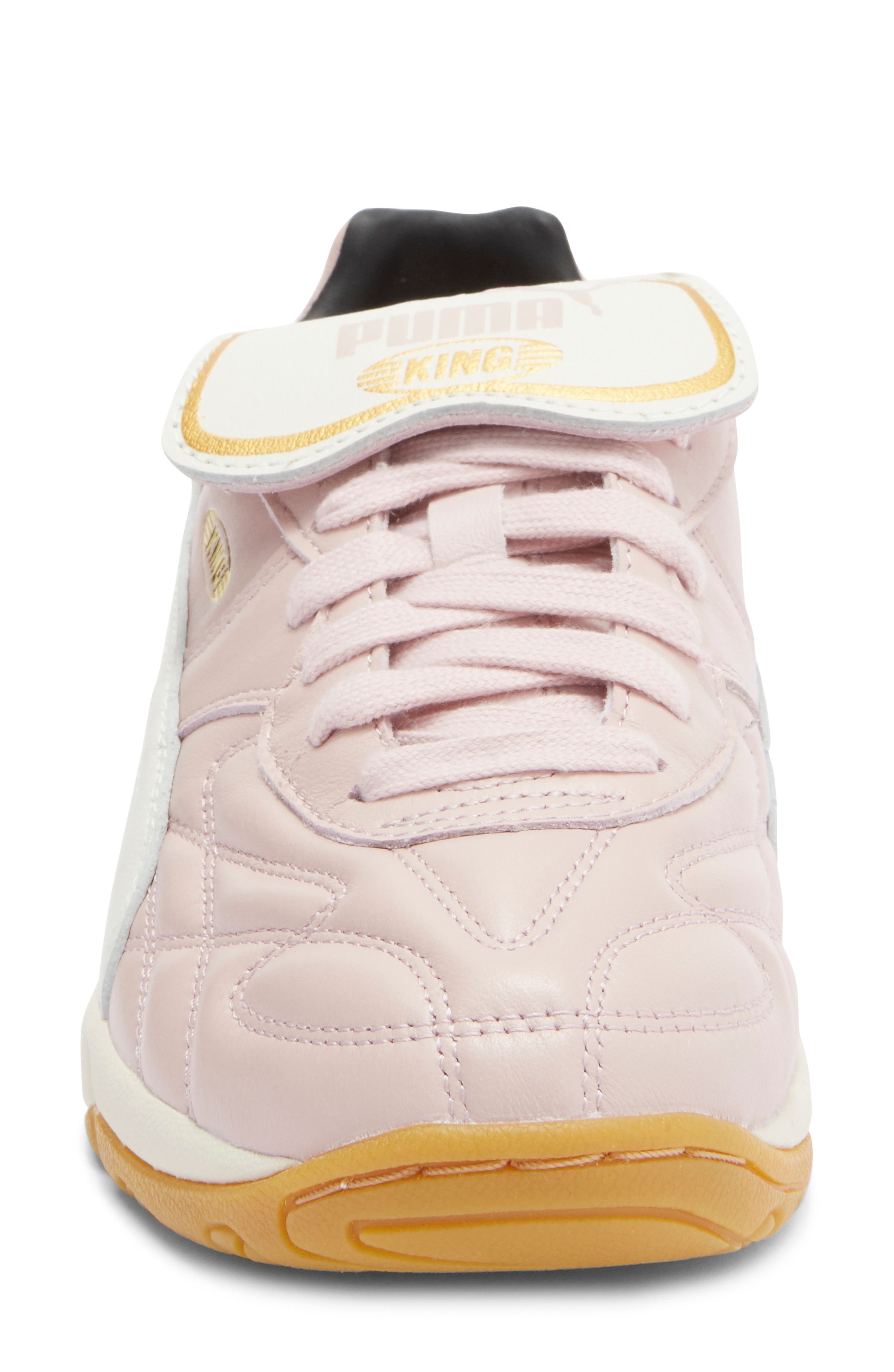 PUMA King Indoor Sneaker in Mauve Mist/Warm White at Nordstrom - 4