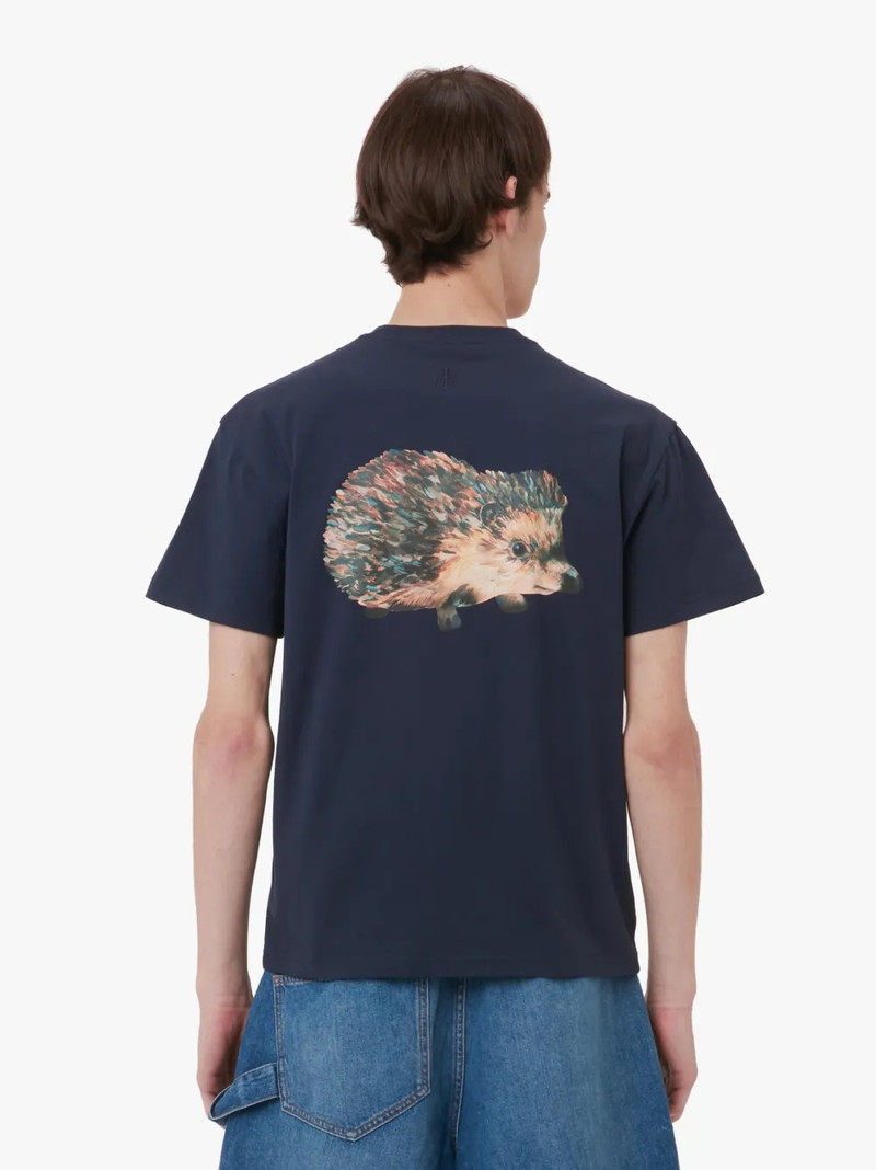 JW Anderson PRICKLY SLOGAN BACK PRINT T-SHIRT outlook
