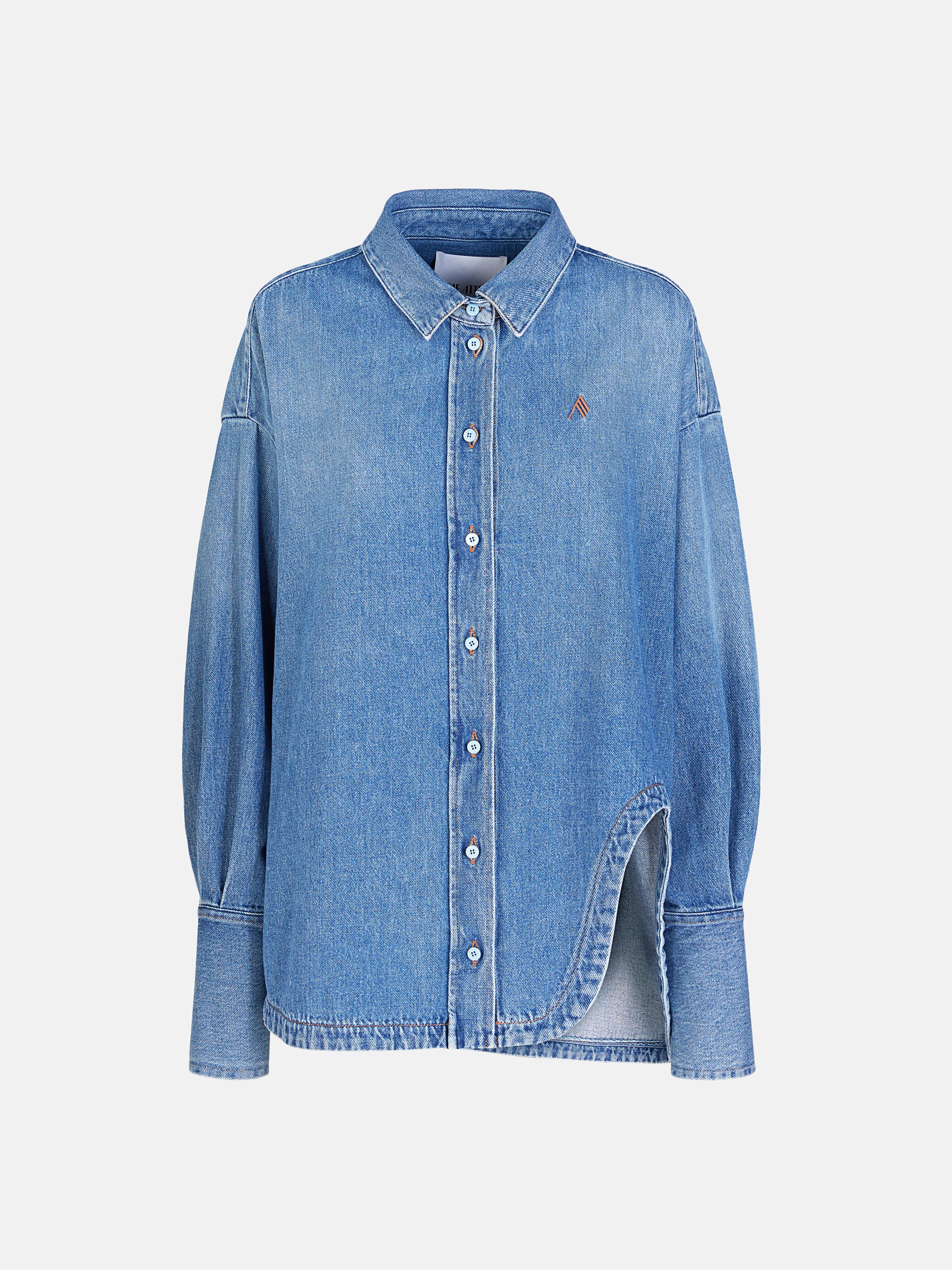 ''DIANA'' WASHED BLUE SHIRT - 1