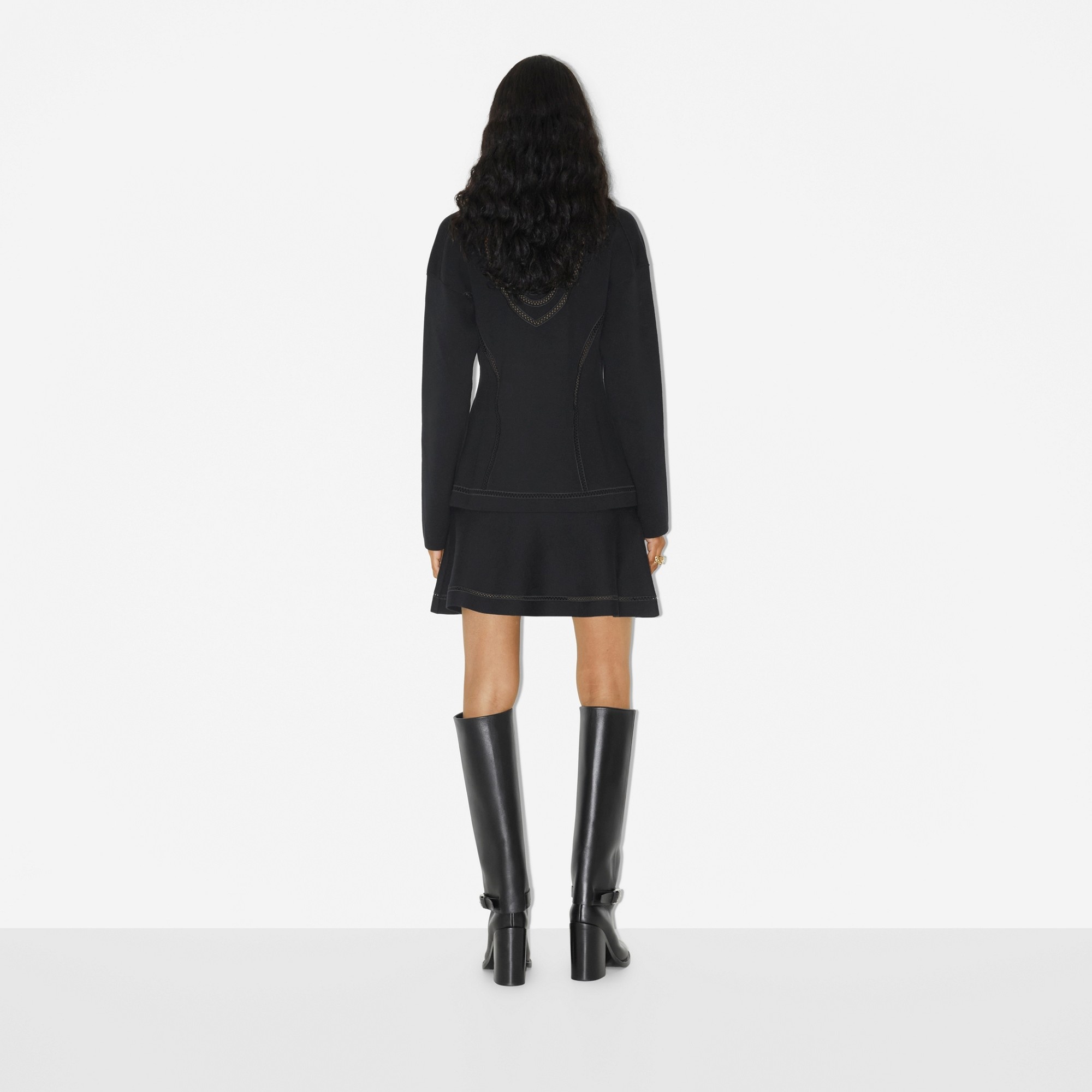 Cotton Cashmere Blend Tailored Jacket - 4