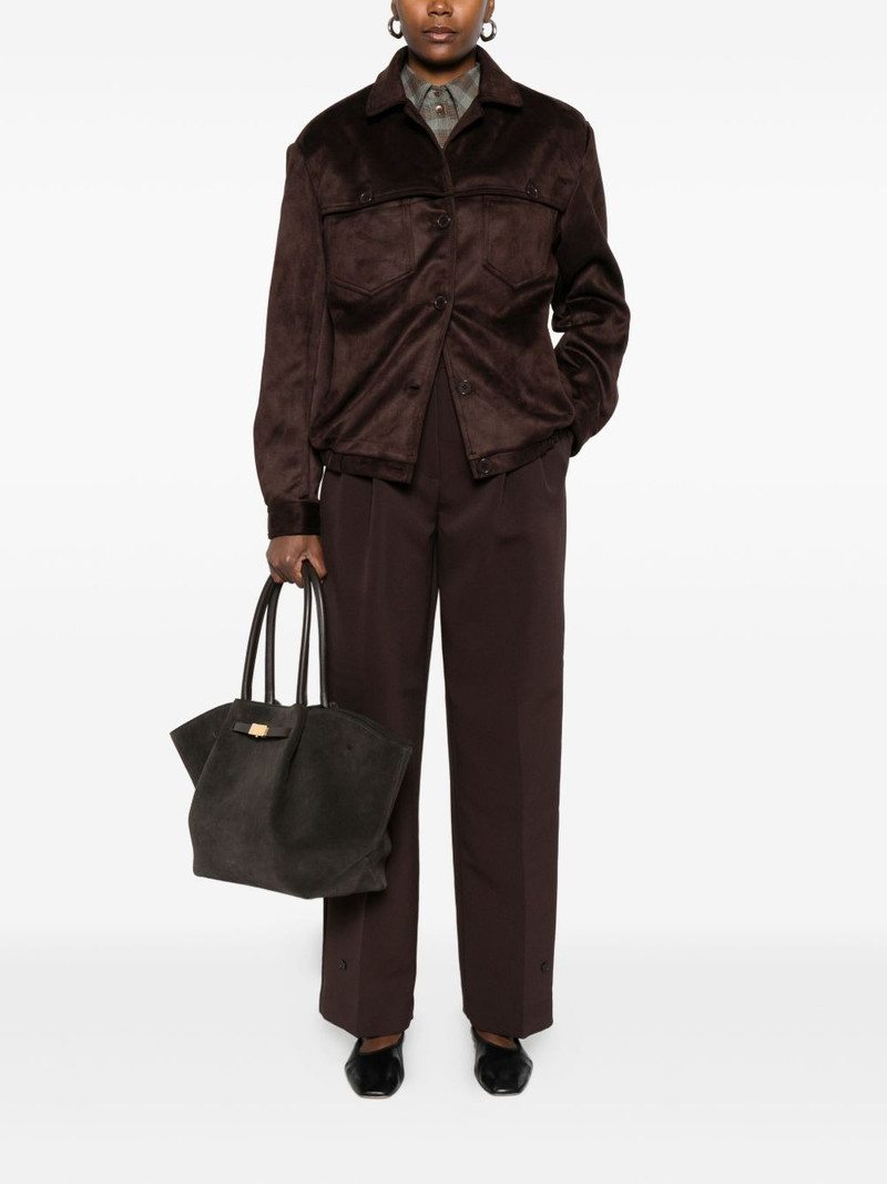 The Frankie Shop button-fastening darted trousers outlook