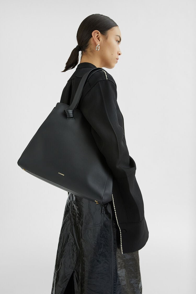 トートバッグ Jil Sander Knot Medium Tote Bag In Smooth Le Jil Sander Knot Tote Medium | REVERSIBLE