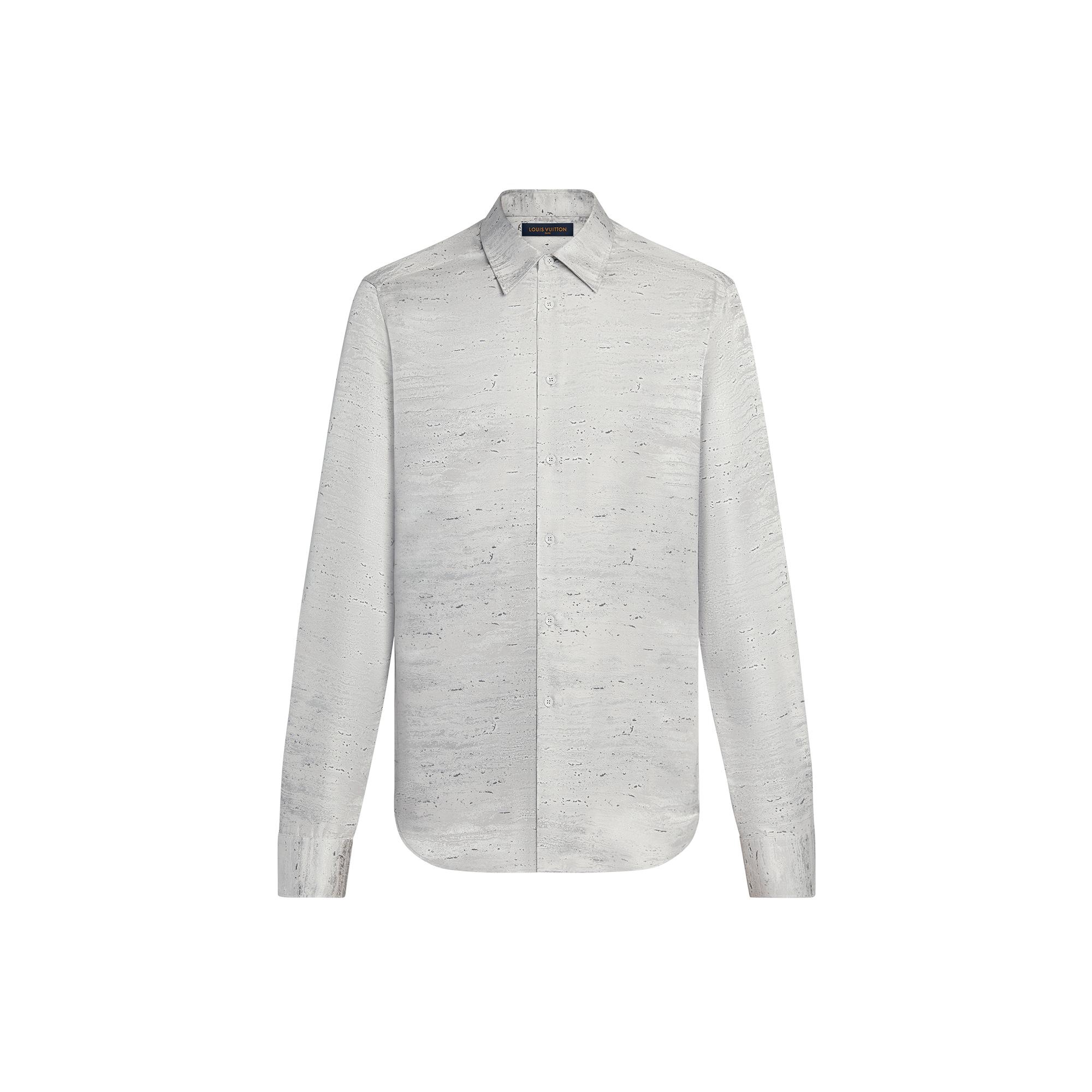 Travertine Silk Classic Shirt - 1