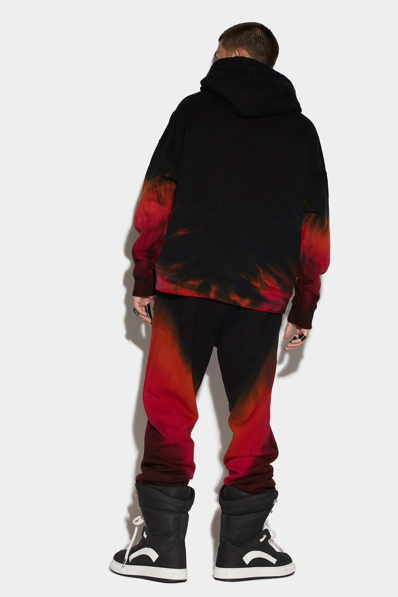 DSQUARED2 D2 FLAMEN TIE&DYED K2 OVER HOODIE outlook