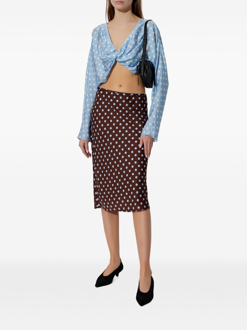 POSSE polka-dot blouse outlook
