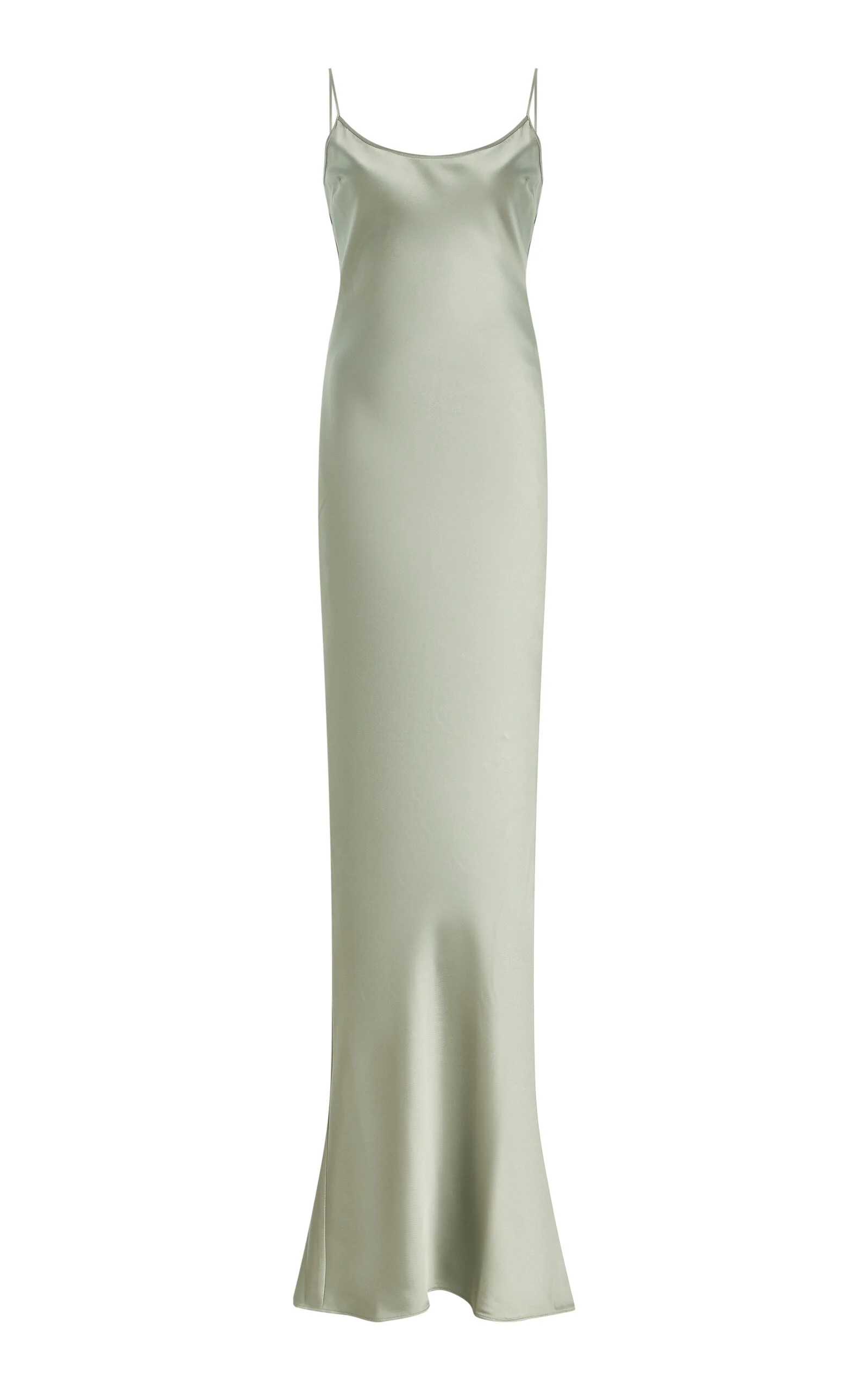 Exclusive Satin Slip Dress green - 1