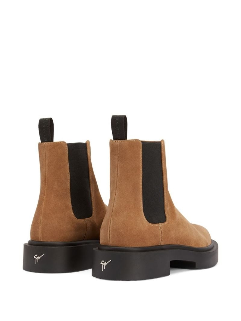 suede-leather chelsea boots - 3