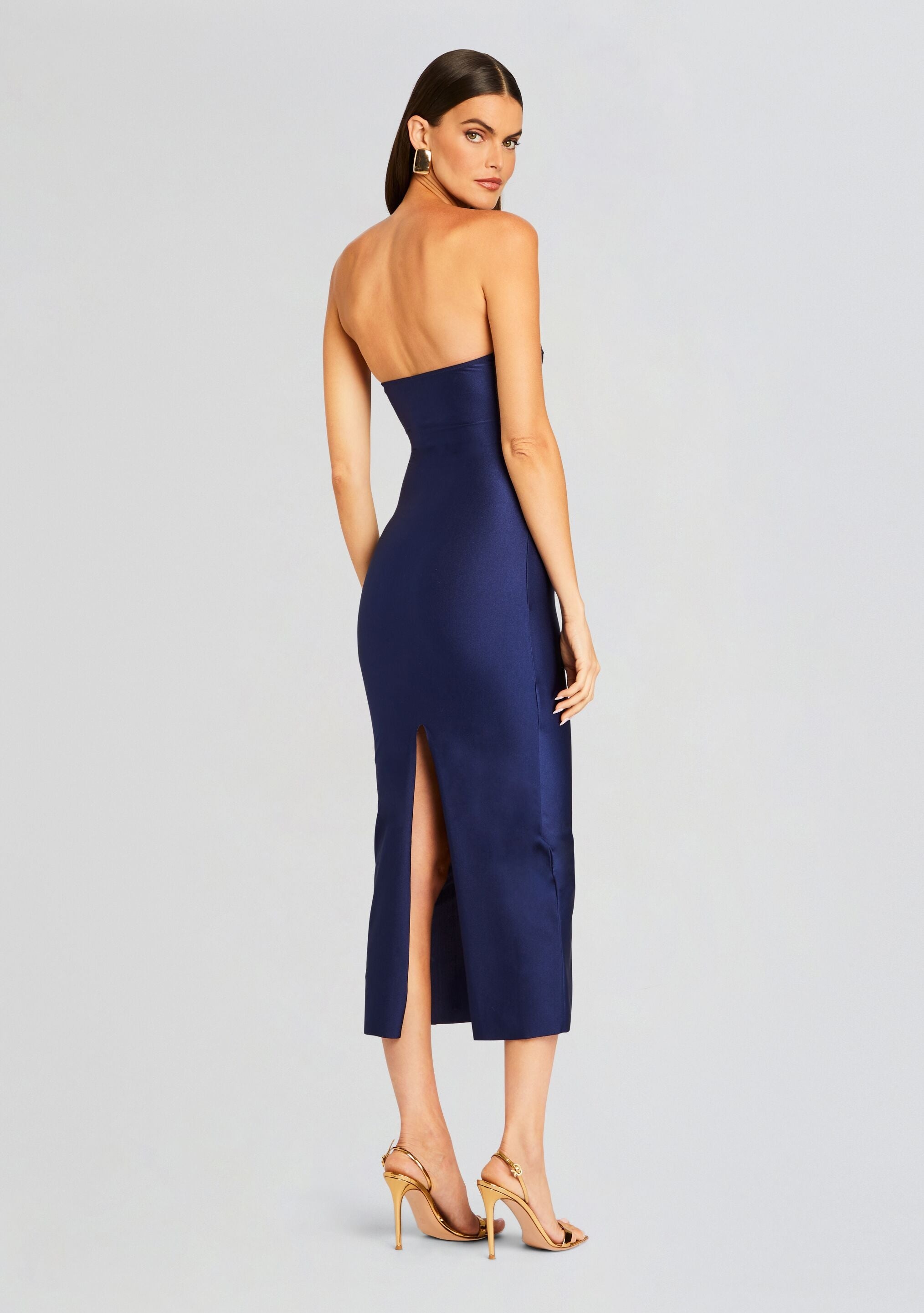 LILY LYCRA MAXI DRESS - 4