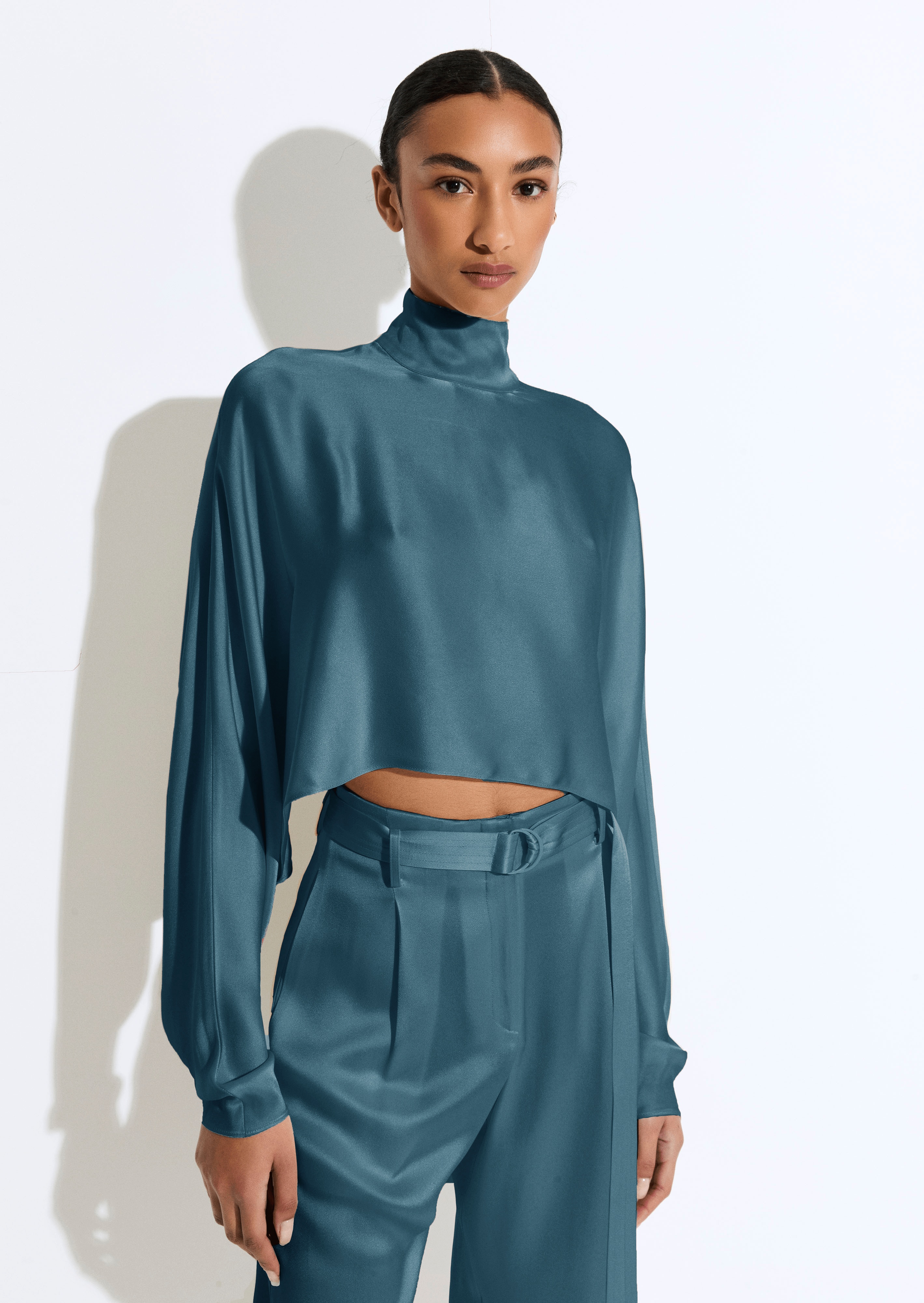 Satin Caftan Top - 4