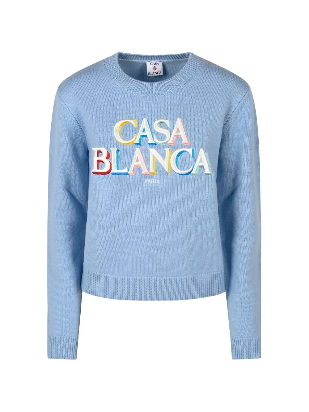 logo-embroidered sweater - 1