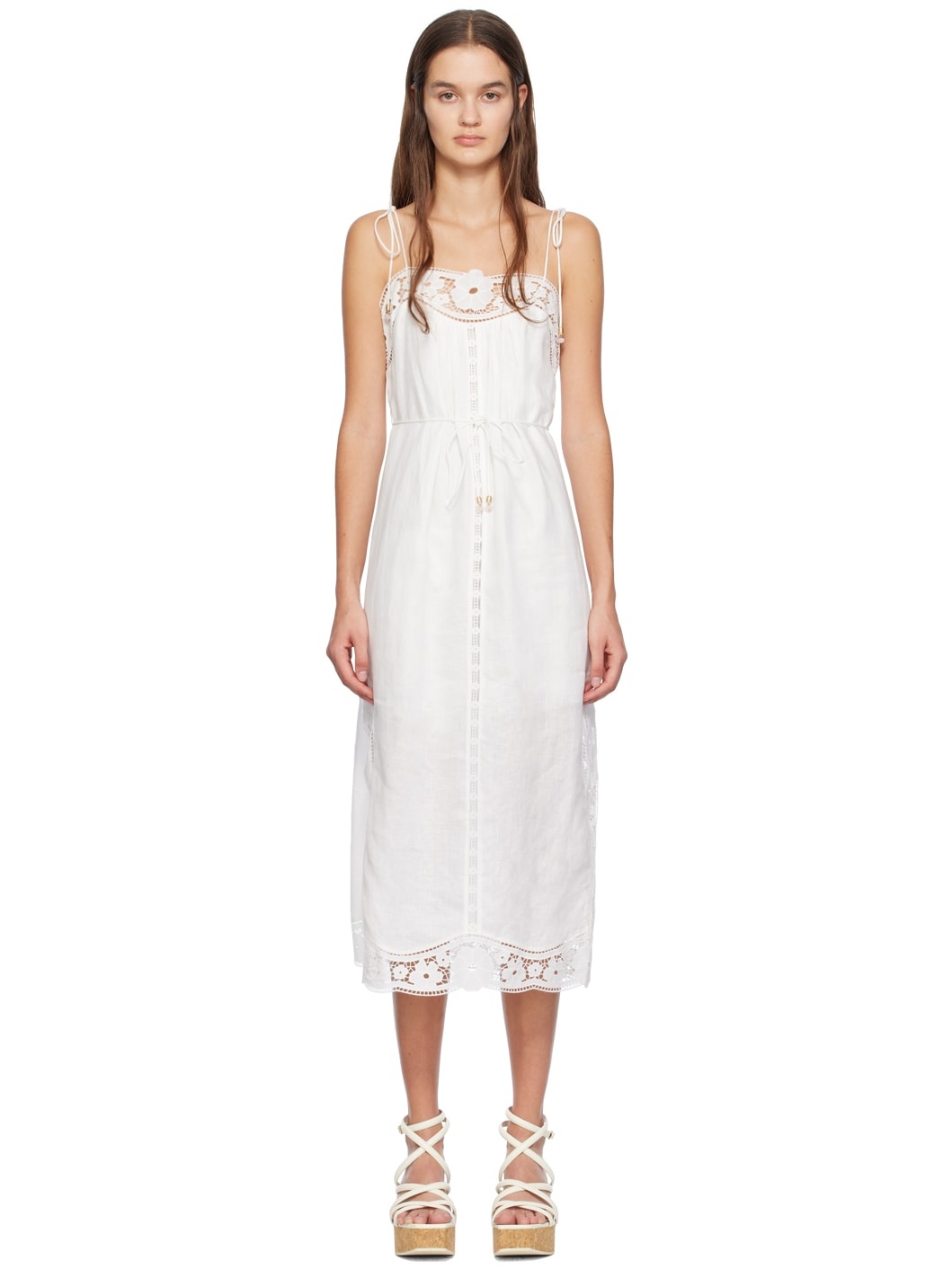 White August Midi Dress - 1