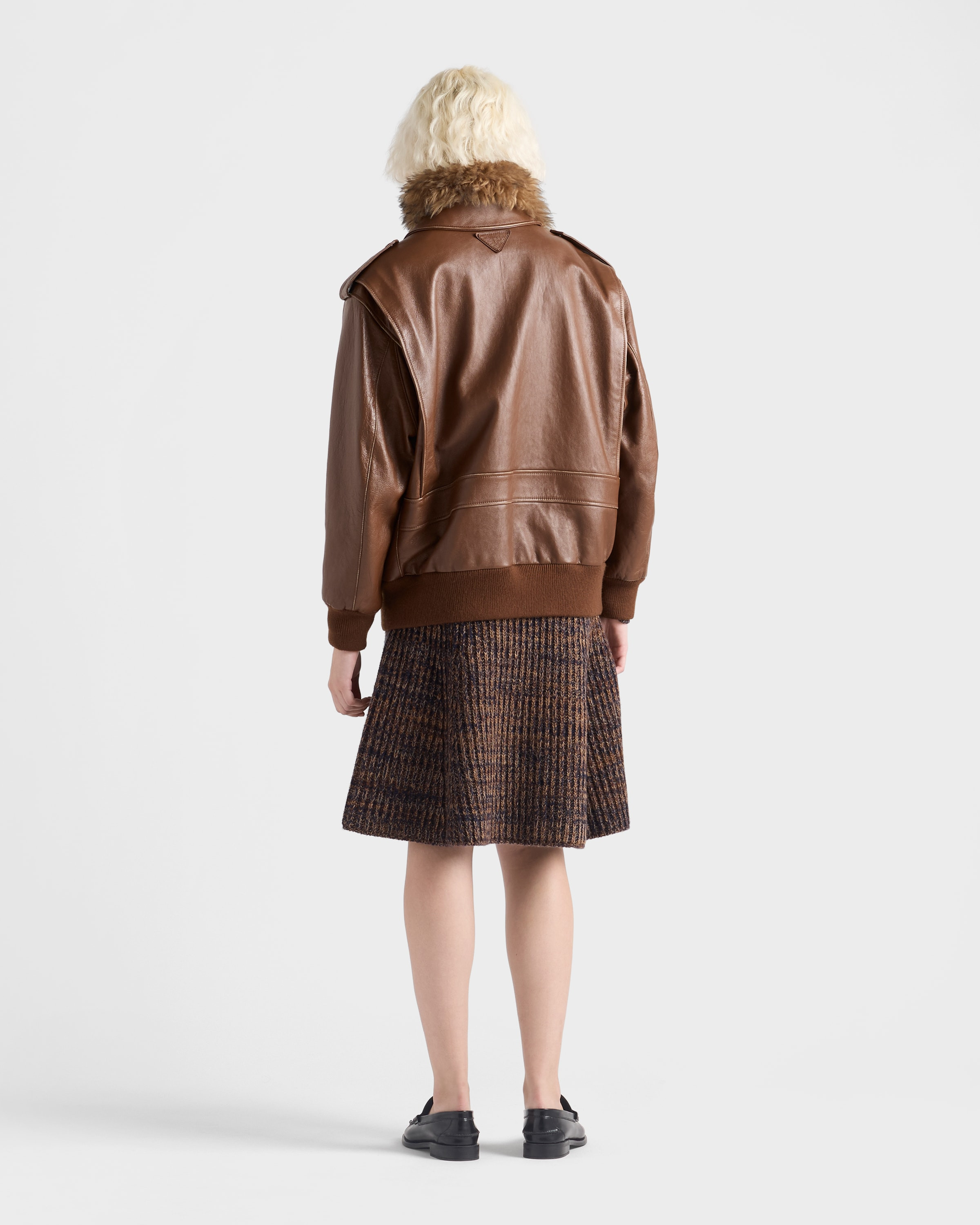 Nappa leather bomber jacket - 5