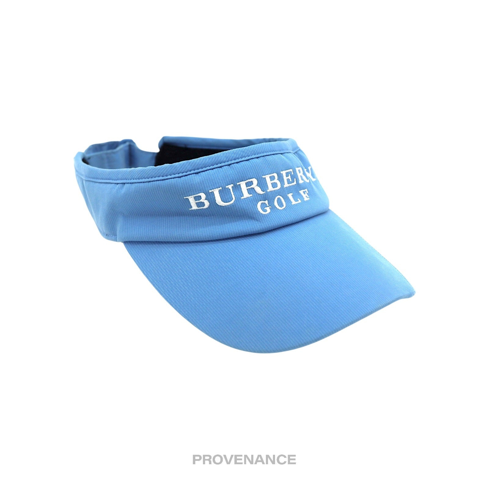 Burberry Golf Logo Embroidered Visor - Sky Blue - 3