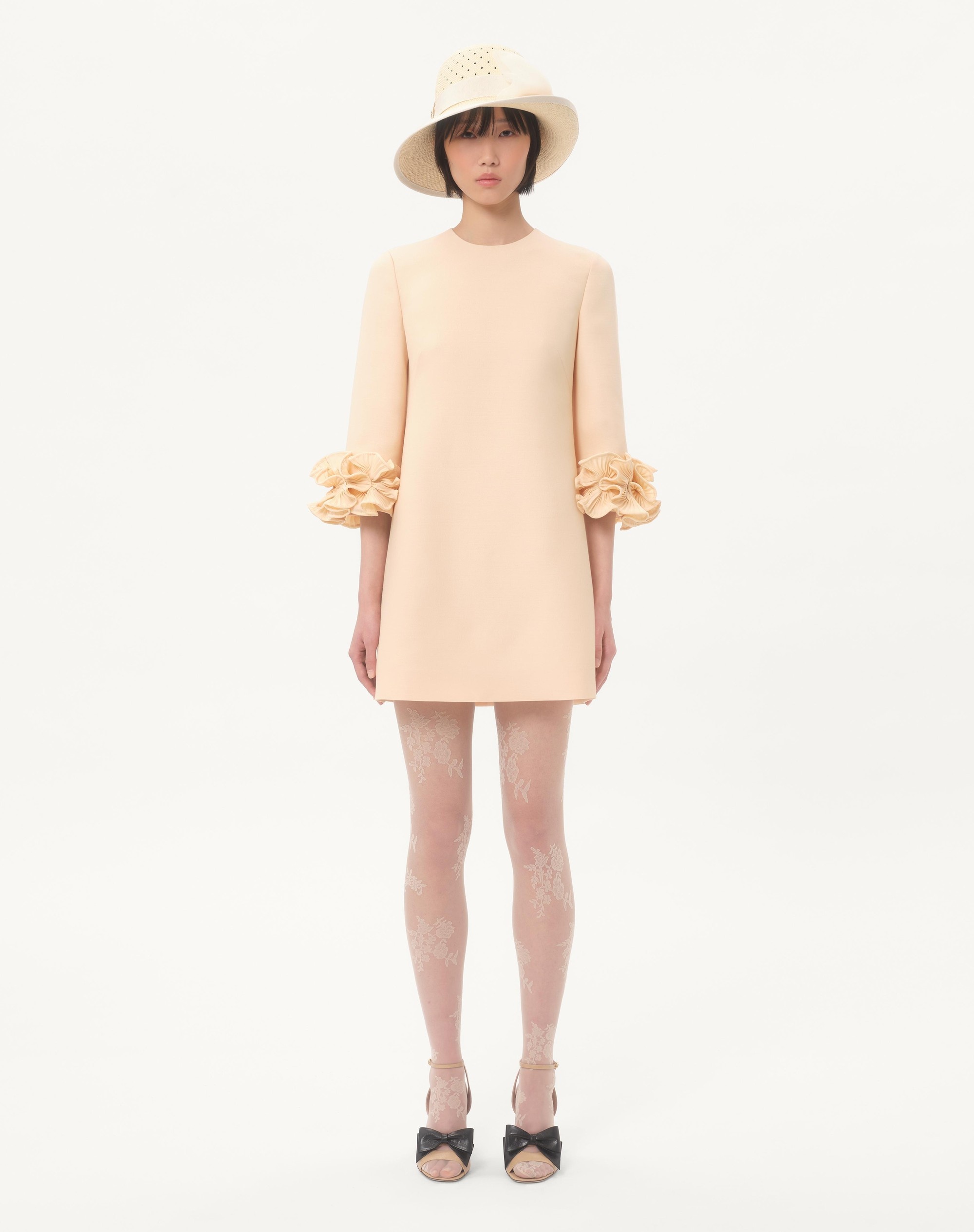 CREPE COUTURE SHORT DRESS - 5