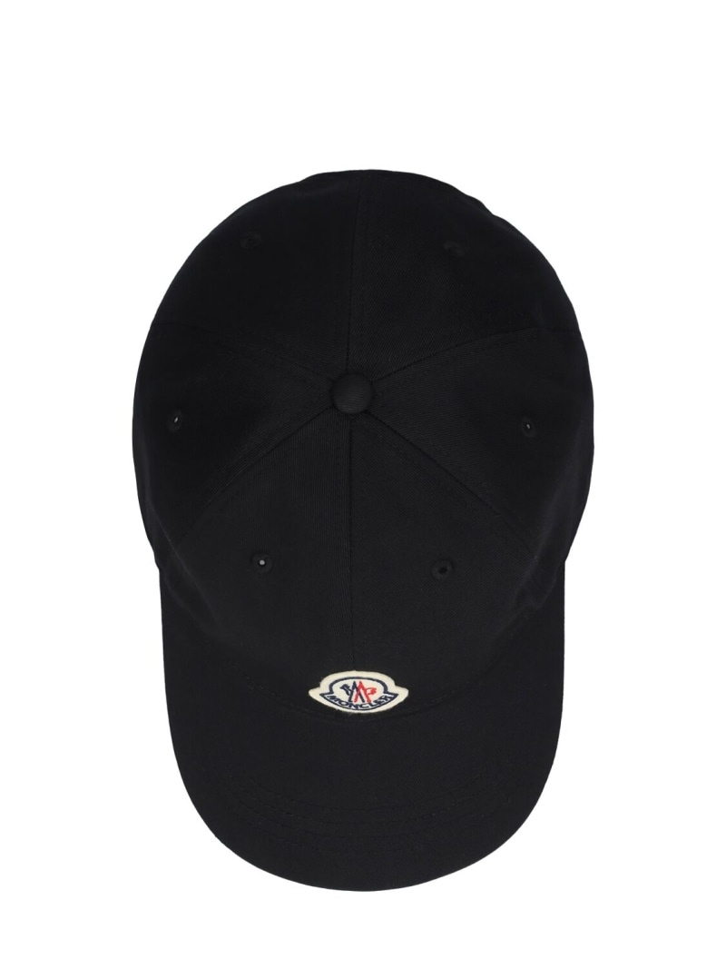 Embroidered logo cotton baseball cap - 5