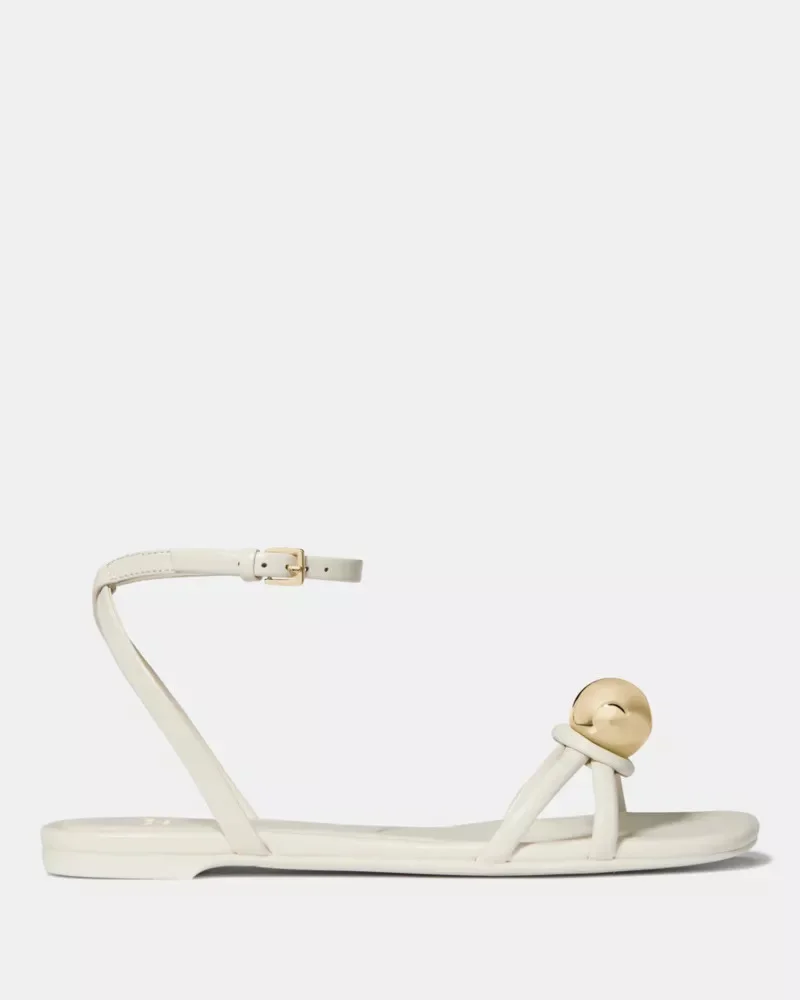 Harmony Smooth Leather Flat Sandal - 1