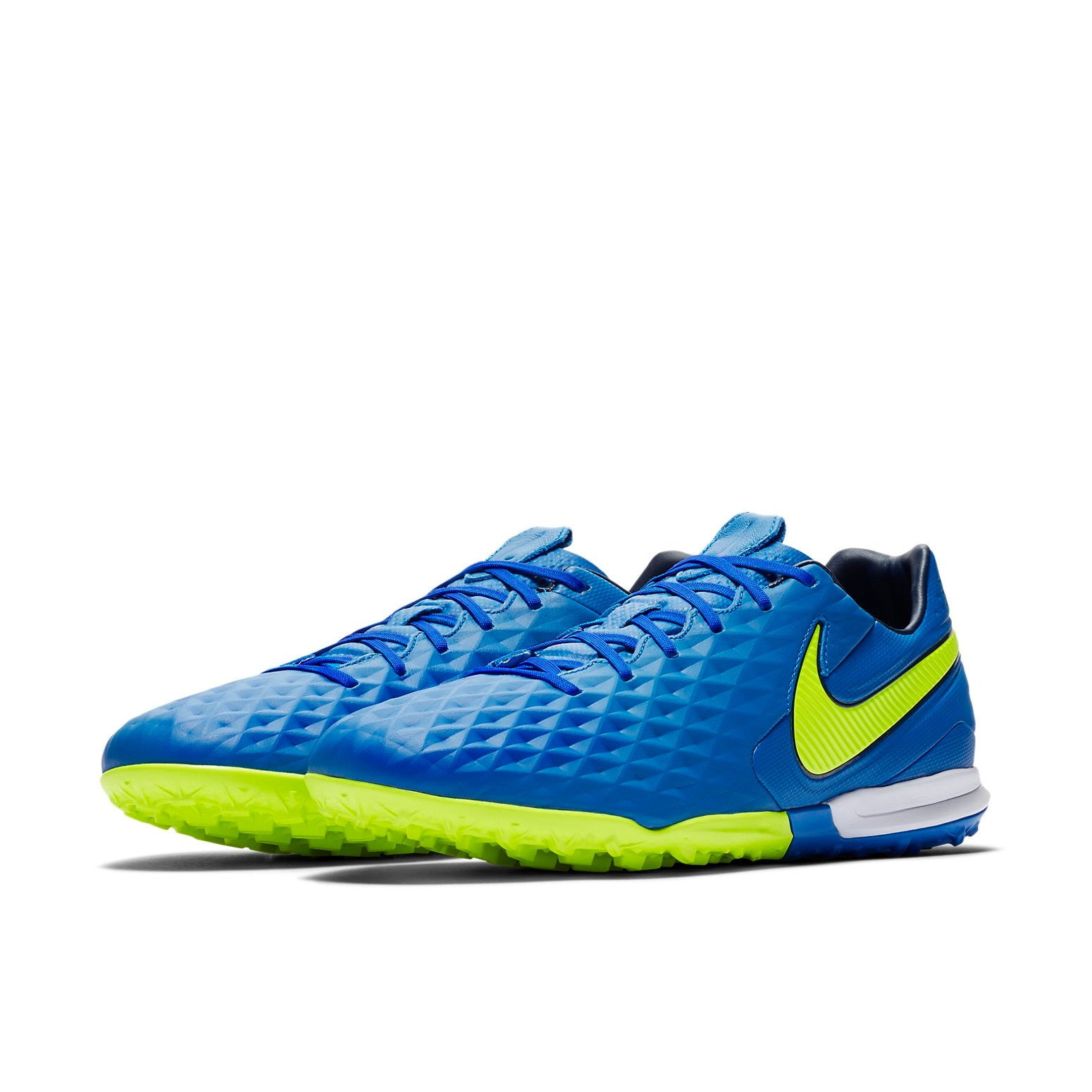 Nike Tiempo Legend 8 Pro TF Turf Artificial 'Blue Dark  Yellow' AT6136-474 - 3