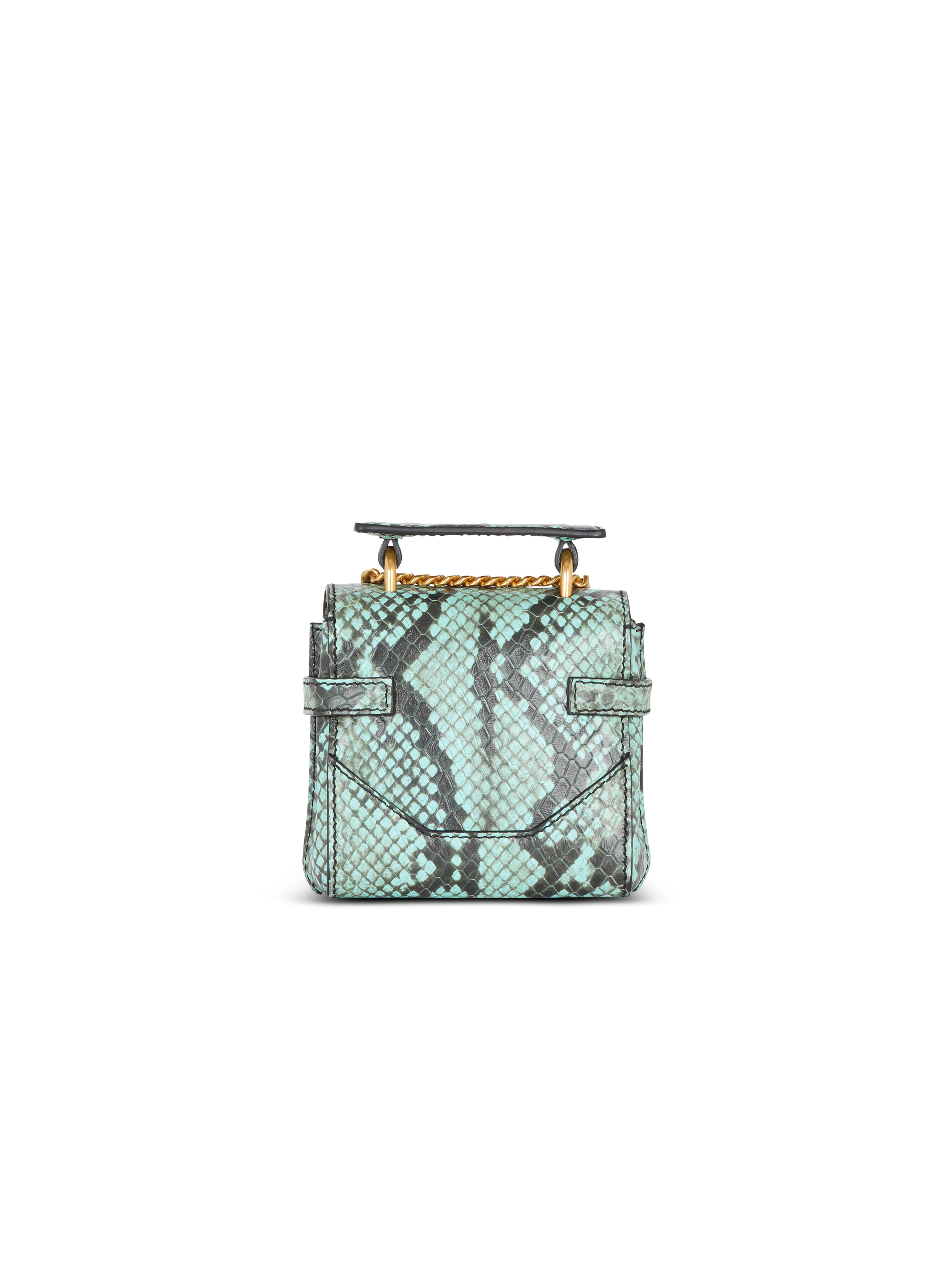 B-Buzz snakeskin-effect leather mini bag - 4