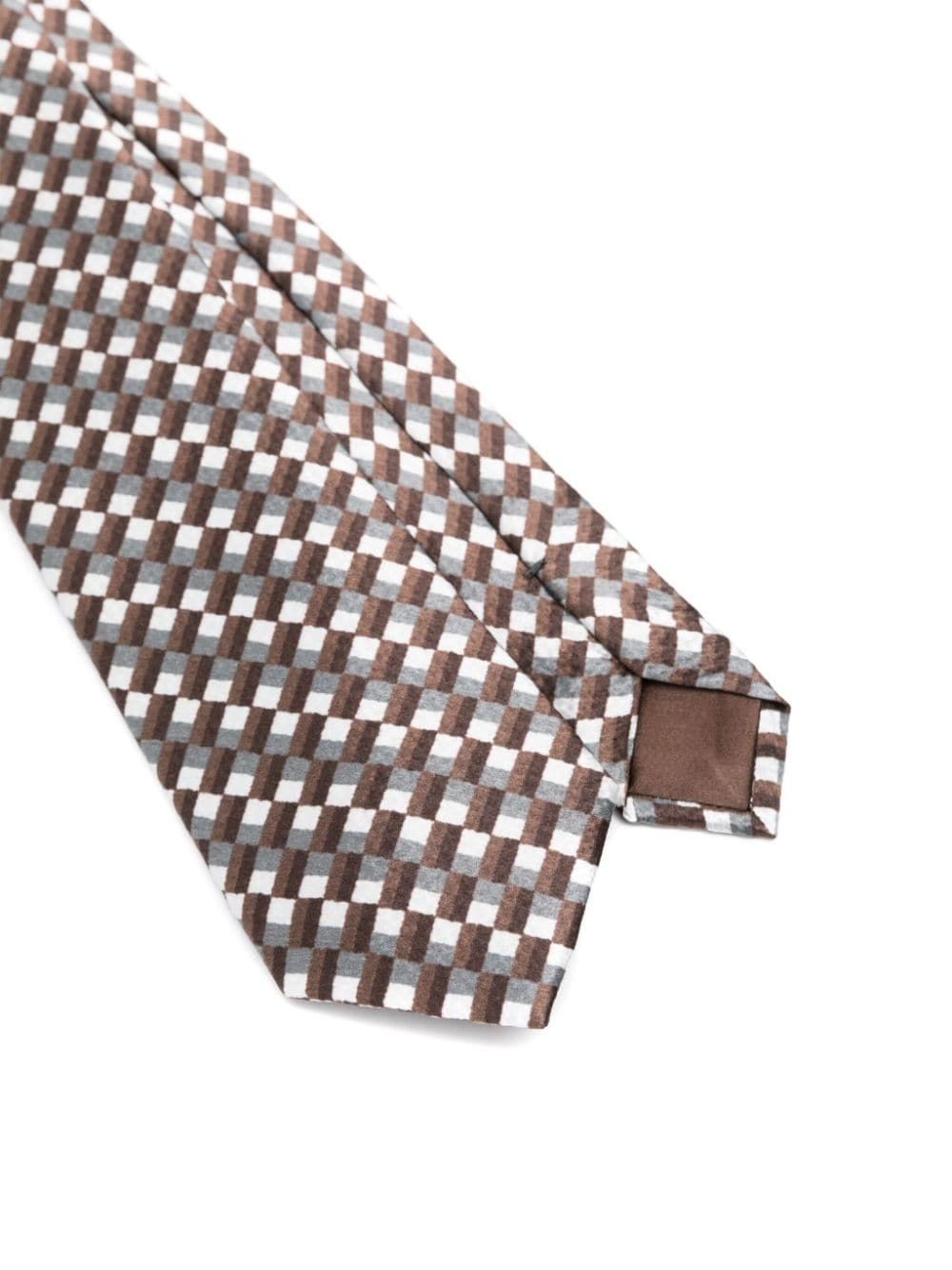 pattern-jacquard tie - 2