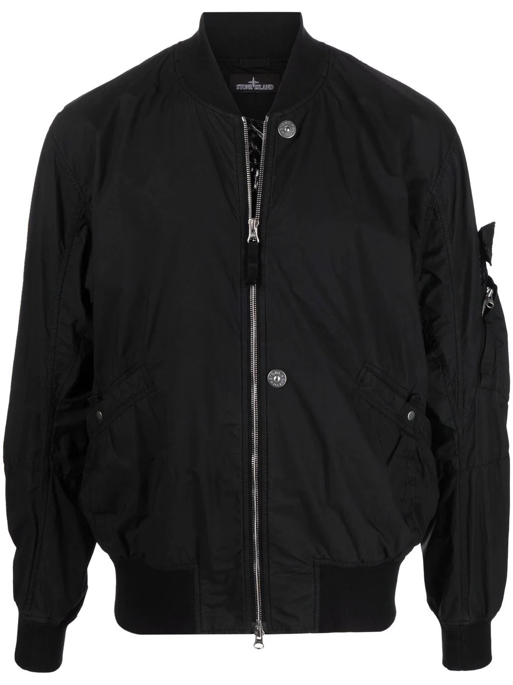 cargo double-zip bomber jacket - 1