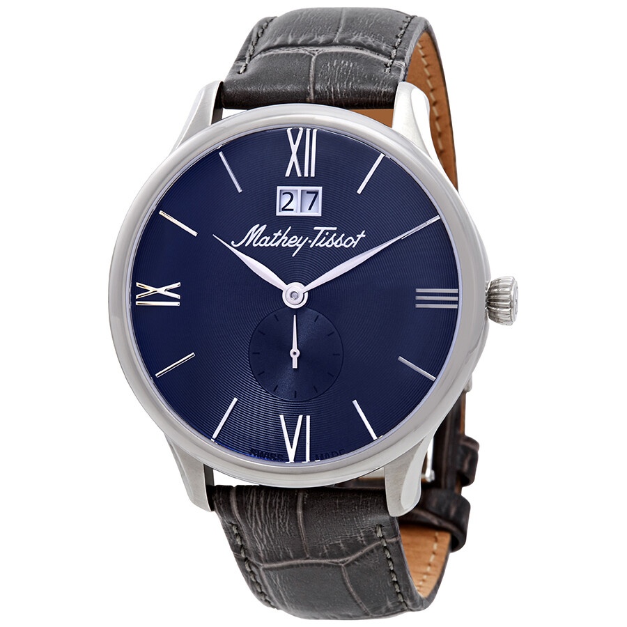 Mathey-Tissot - Mathey-Tissot Edmond Quartz Blue Dial Men's Watch H1886QAS - 1