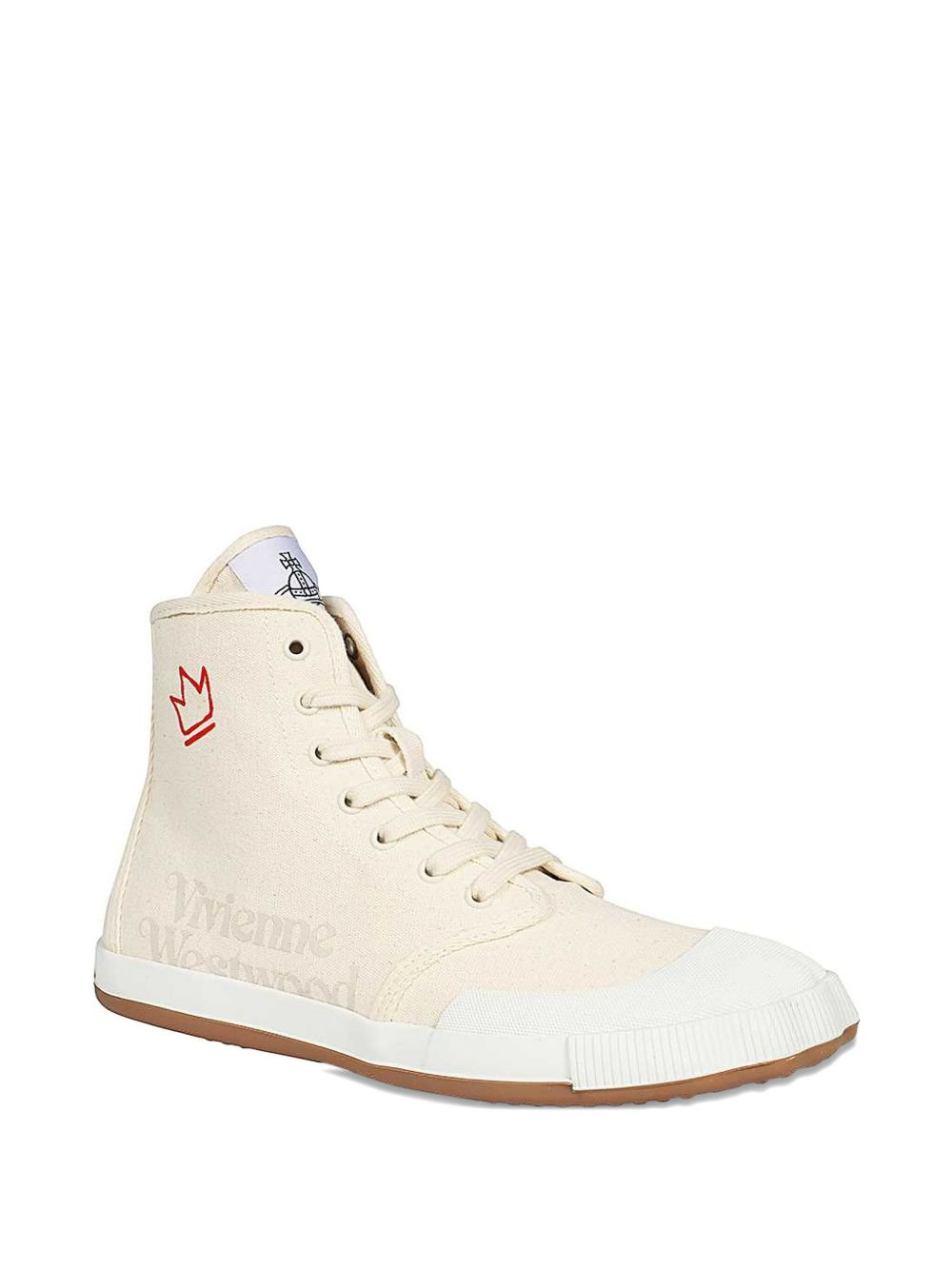 crown-logo high-top trainers - 2
