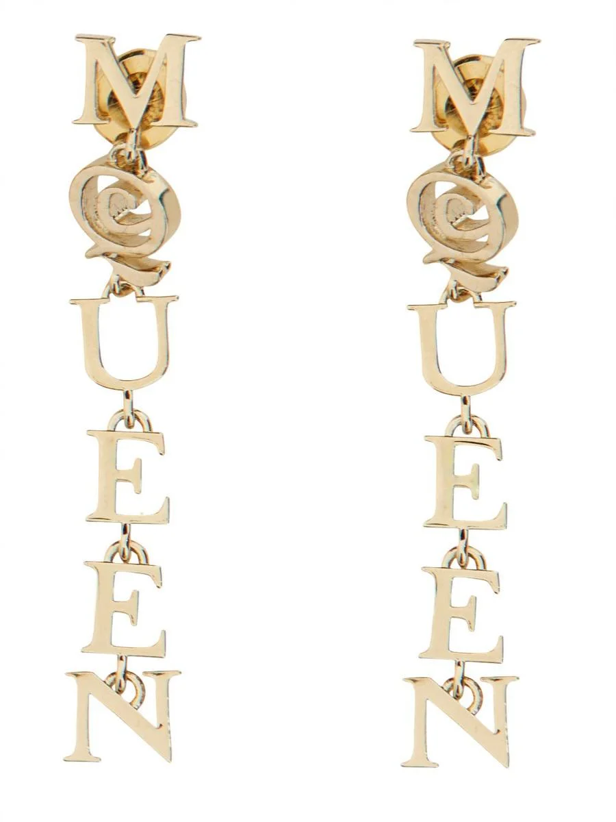 Alexander McQueen Logo Earrings - 1