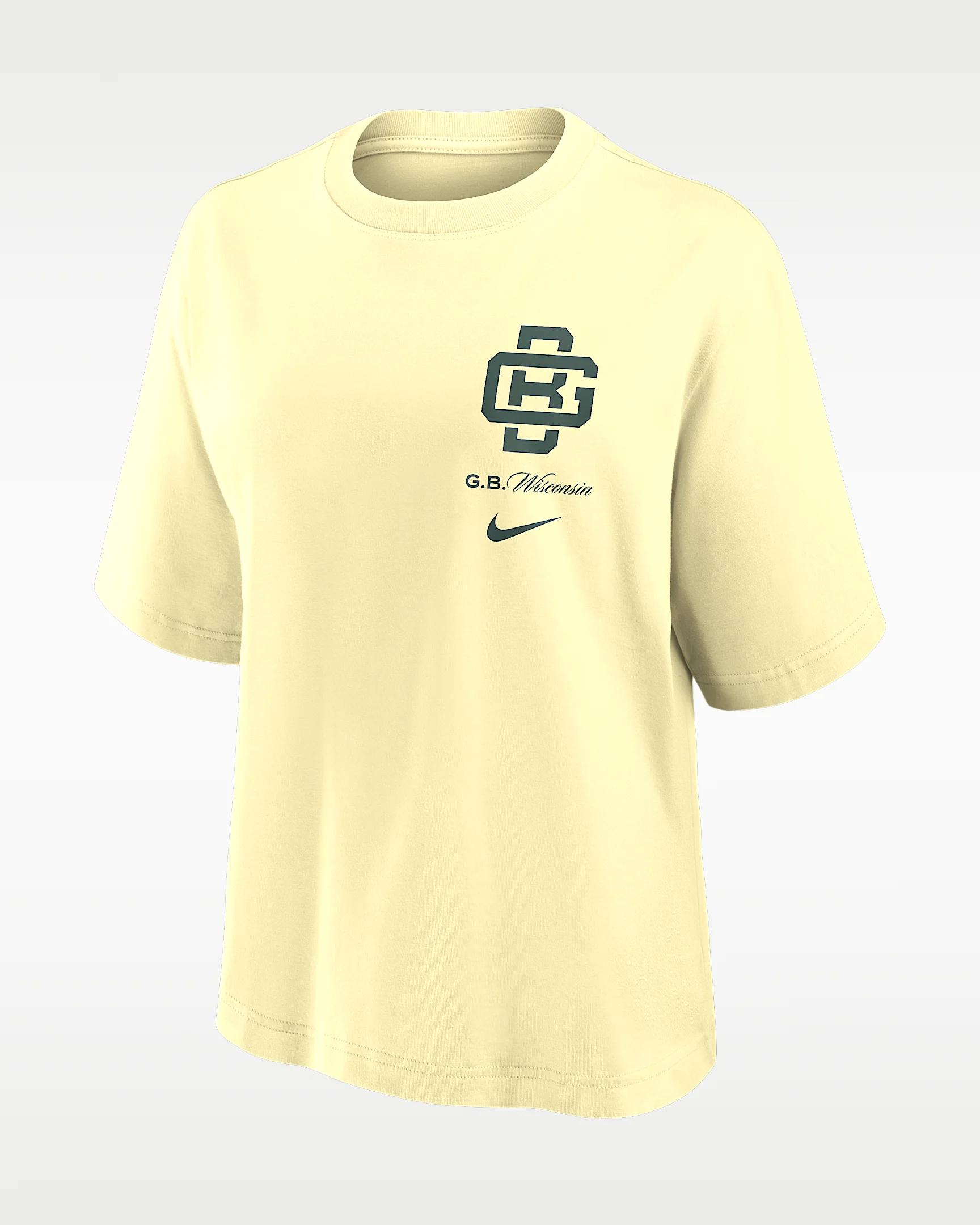 Green Bay Packers Rivalries Collection Boxy Women's Nike NFL T-Shirt - 1